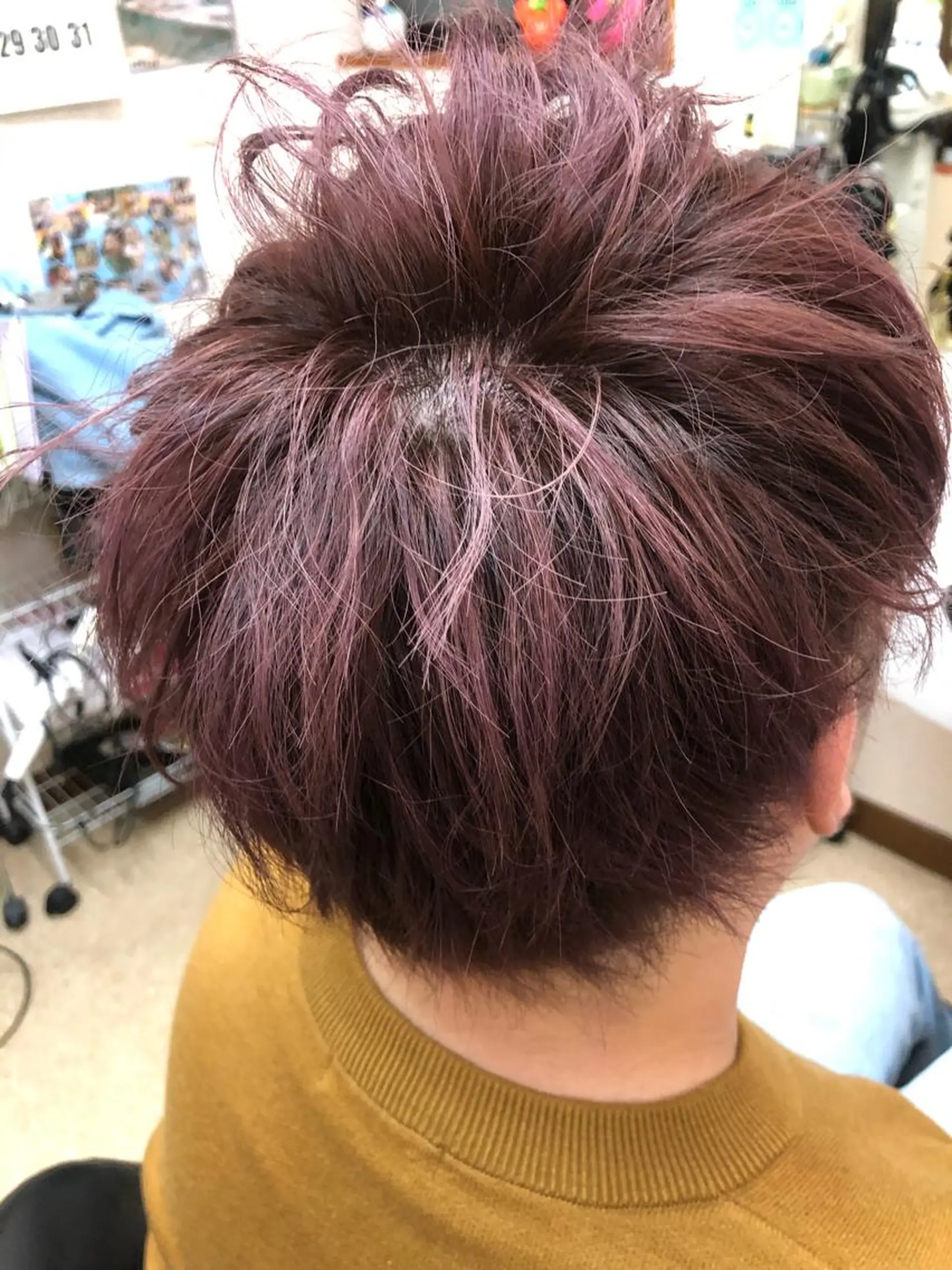カラー メンズ 石塚 浩のヘアスタイル