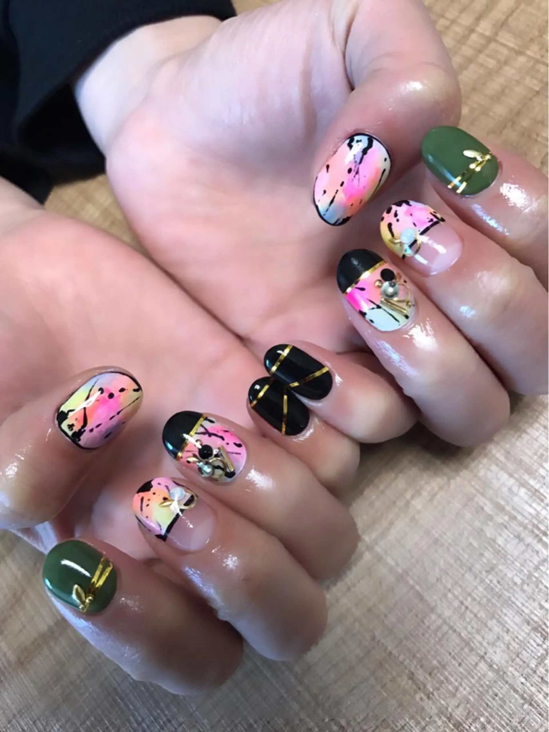 ネイル ツメトマツゲ .のネイルデザイン