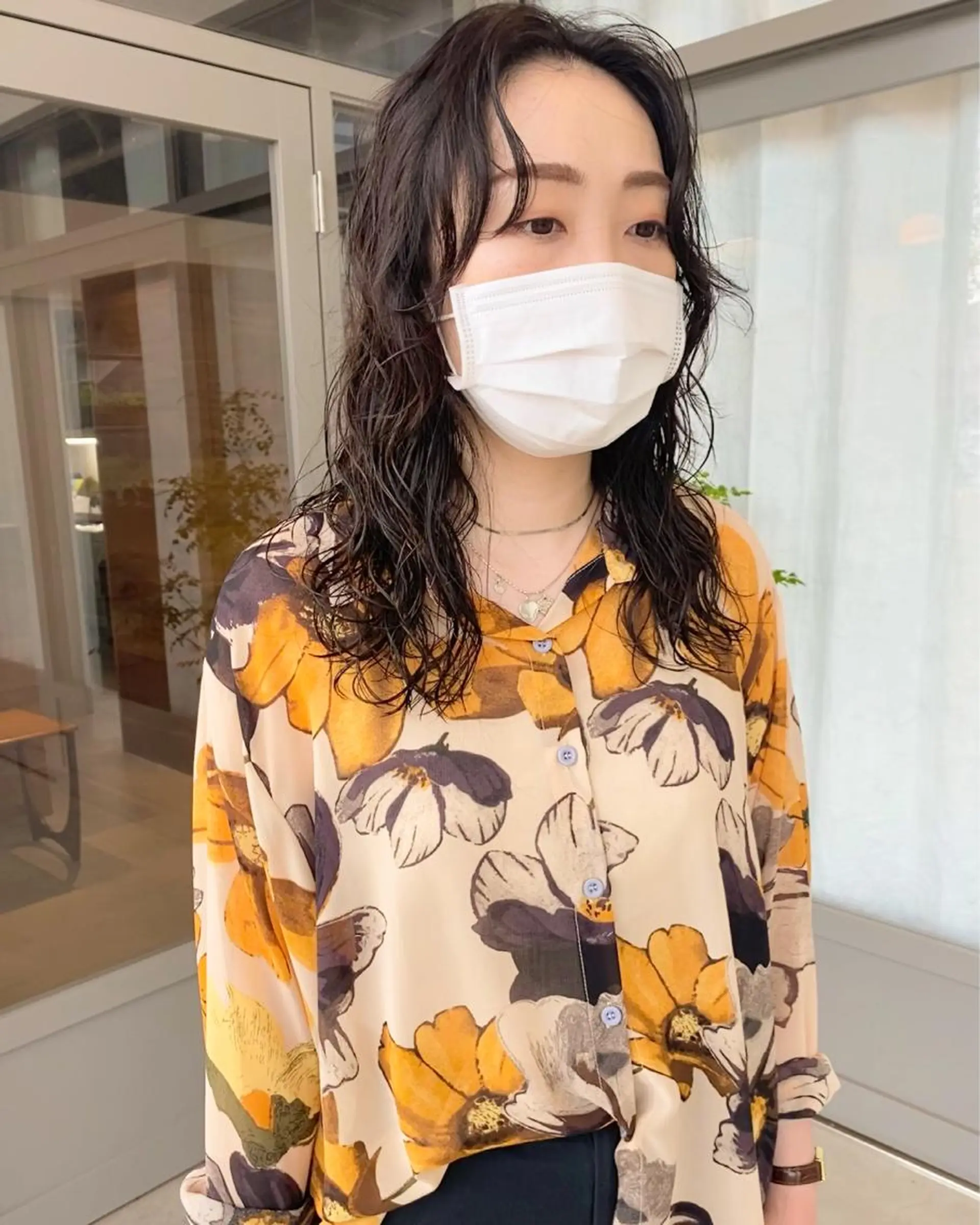 ショート パーマ カット パーマ 塚原 安優のヘアスタイル