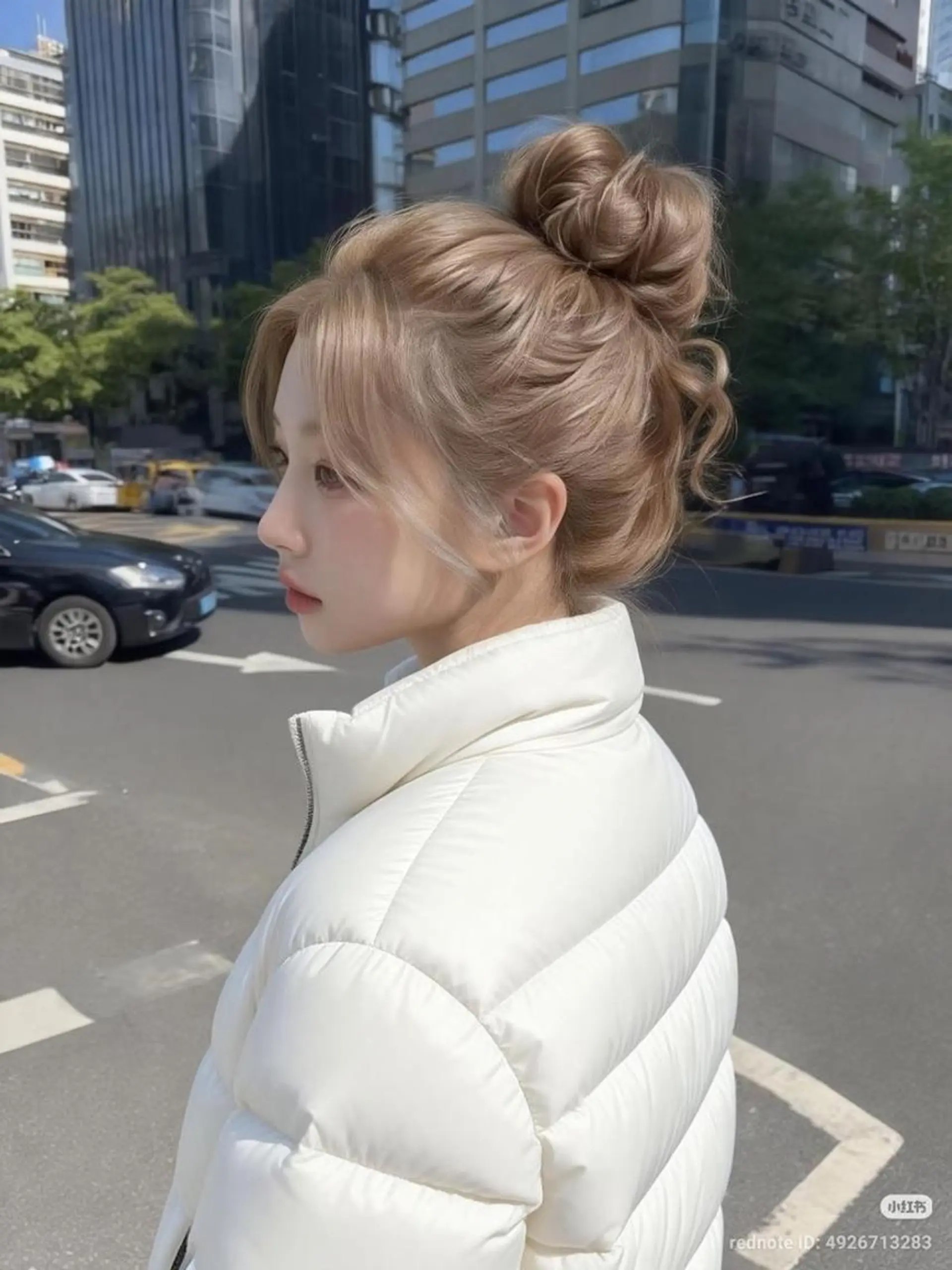 カラー 色持ち🤎ブラウン/ ベージュ🐏艶カラーのヘアスタイル