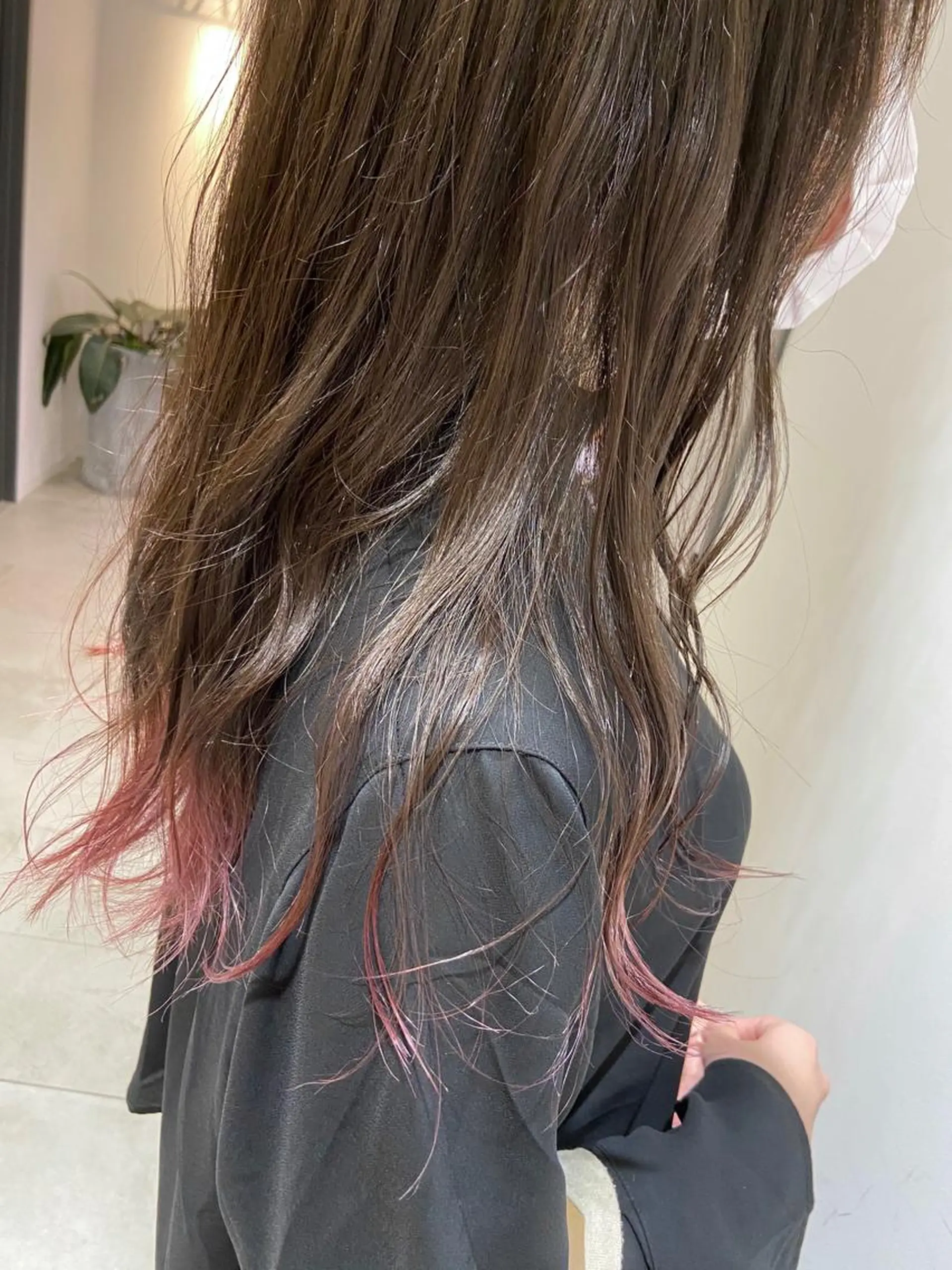 セミロング カラー カット ヘアカラー トリートメント 🐺ウルフ/レイヤー 似合わせ‎🤍沙羅のヘアスタイル