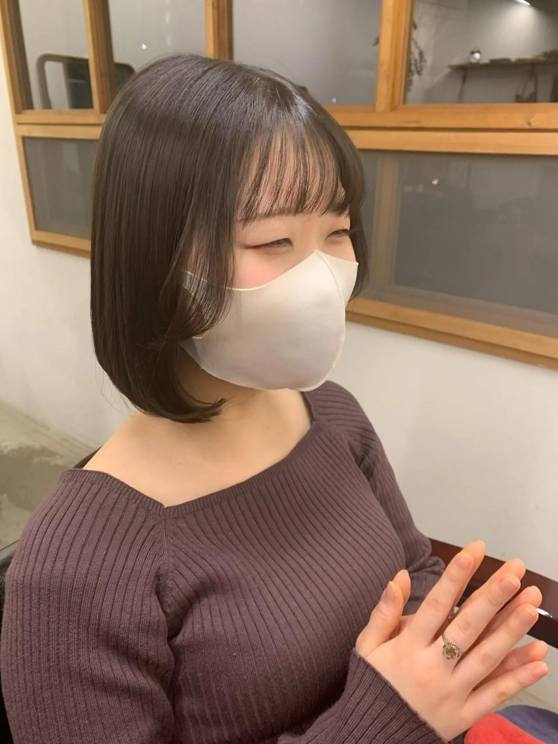 ショート ボブ Ririkoボブ 透明感カラー🤍のヘアスタイル