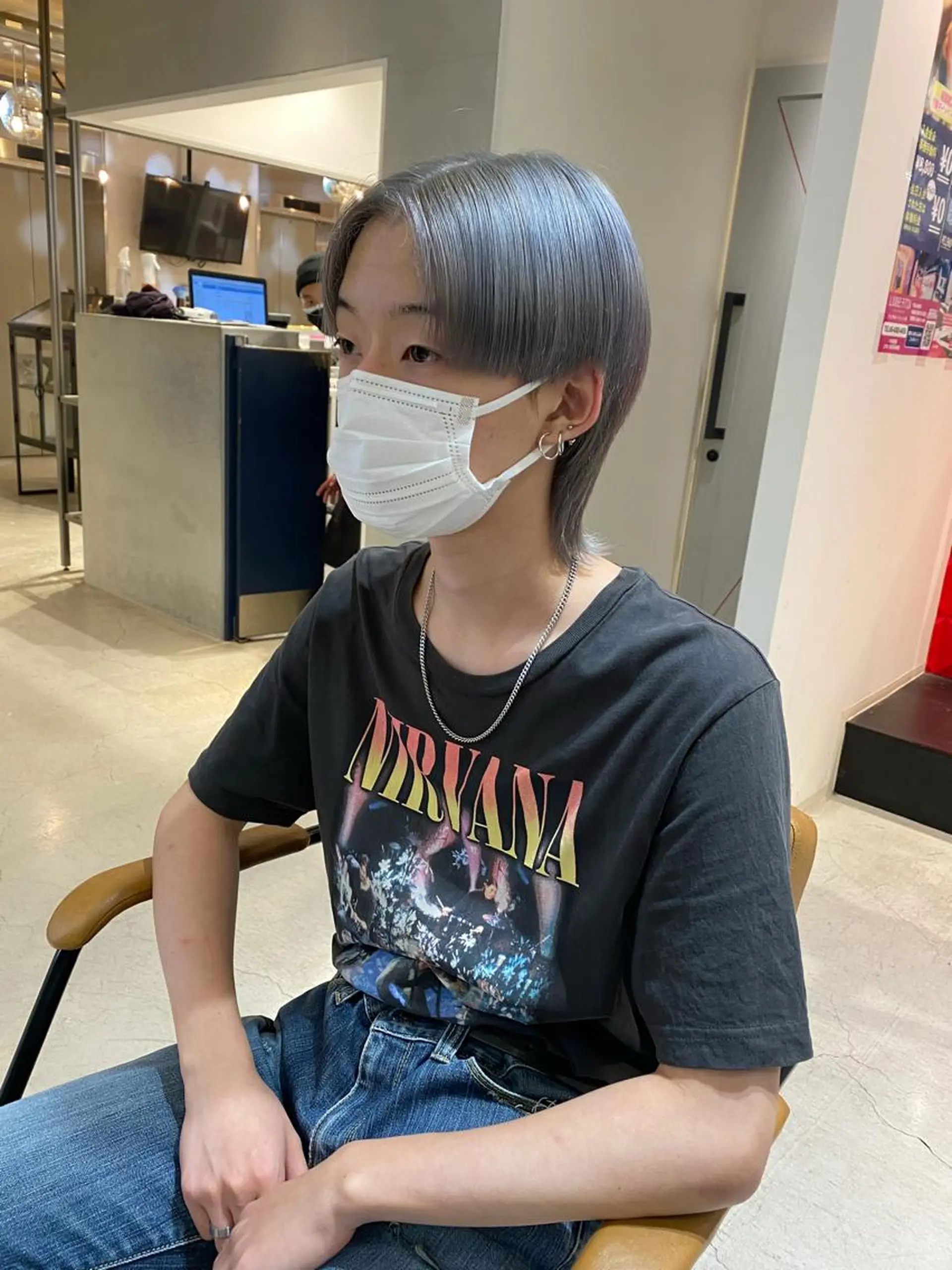 ショート カラー メンズ メンズブリーチ ブリーチ ヘアカラー 大阪韓国ヘア 🦋RINKAのヘアスタイル