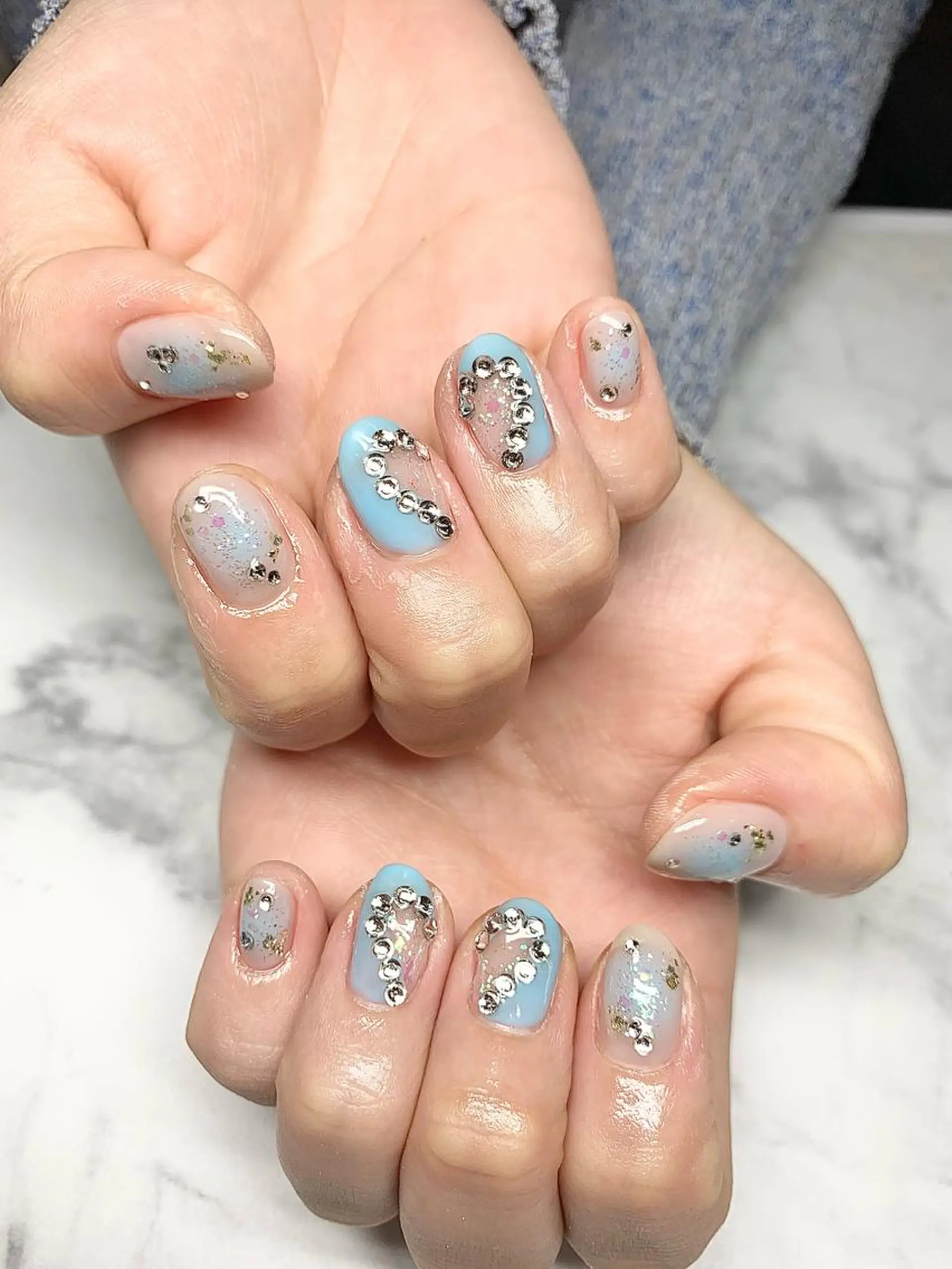 ショート ネイル ハンドネイル Nailsalon ARKαのネイルデザイン