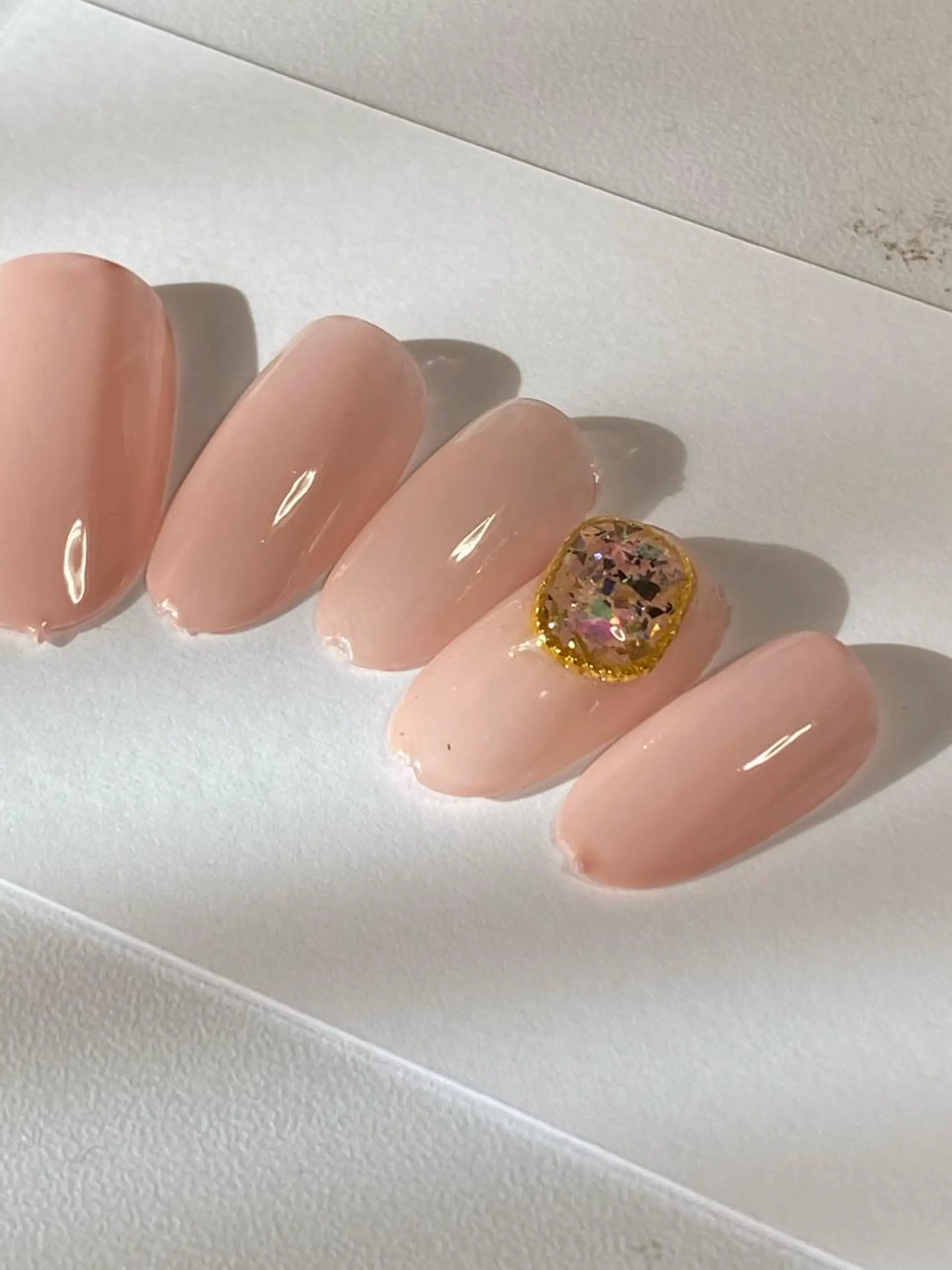 ネイル シンプルネイル 自宅ネイルサロン ♦️nuance♦️のネイルデザイン