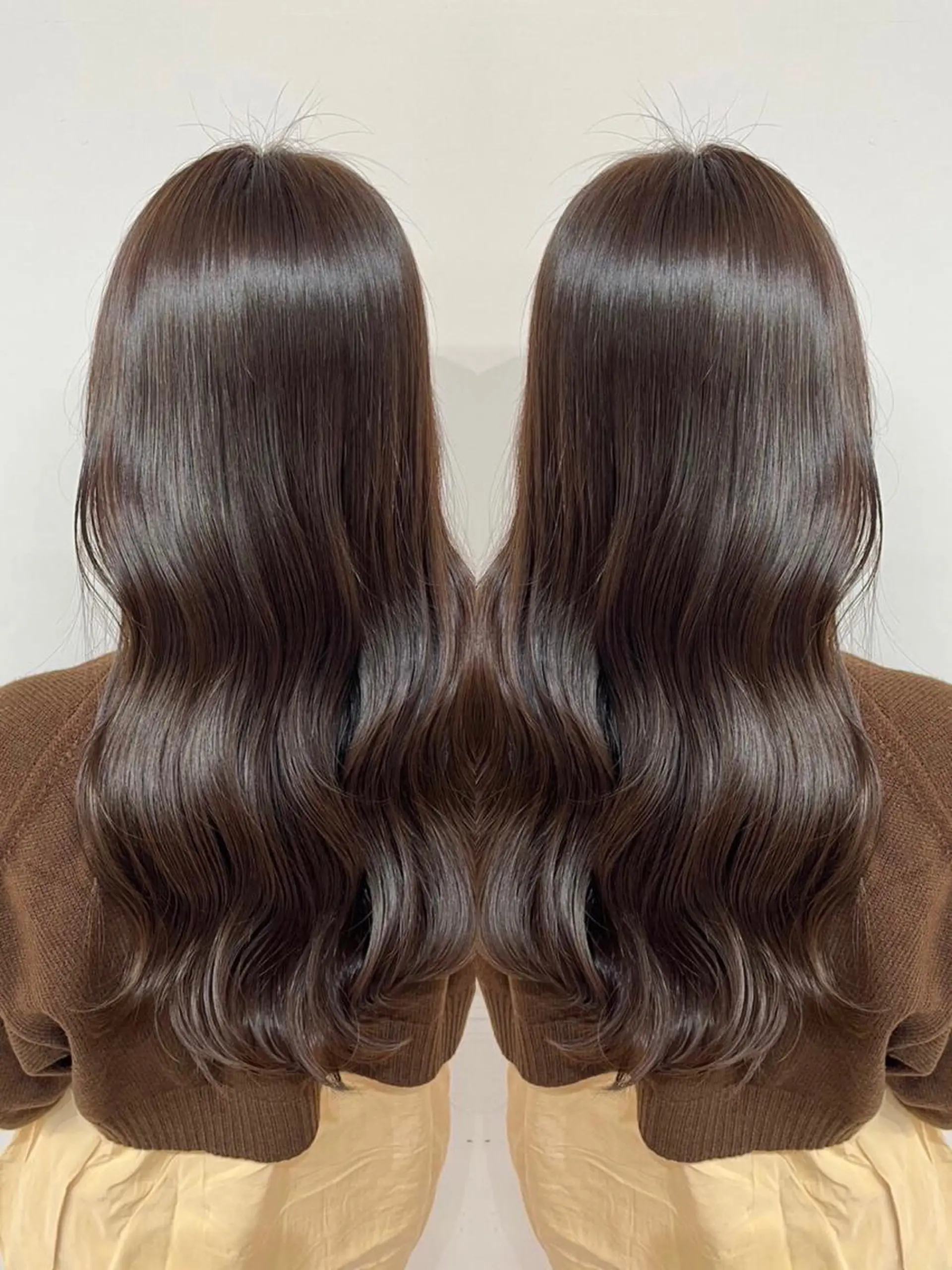 ロング カラー パーマ 🩵レイヤー✖︎ 髪質改善🩵リョウヤのヘアスタイル