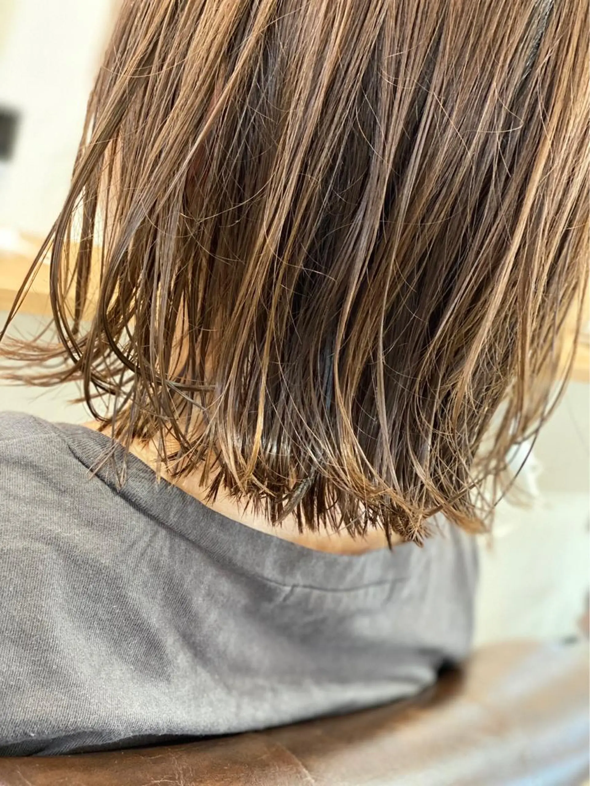 ミディアム カラー カット ヘアカラー トリートメント Etoile HAIR SALONのヘアスタイル