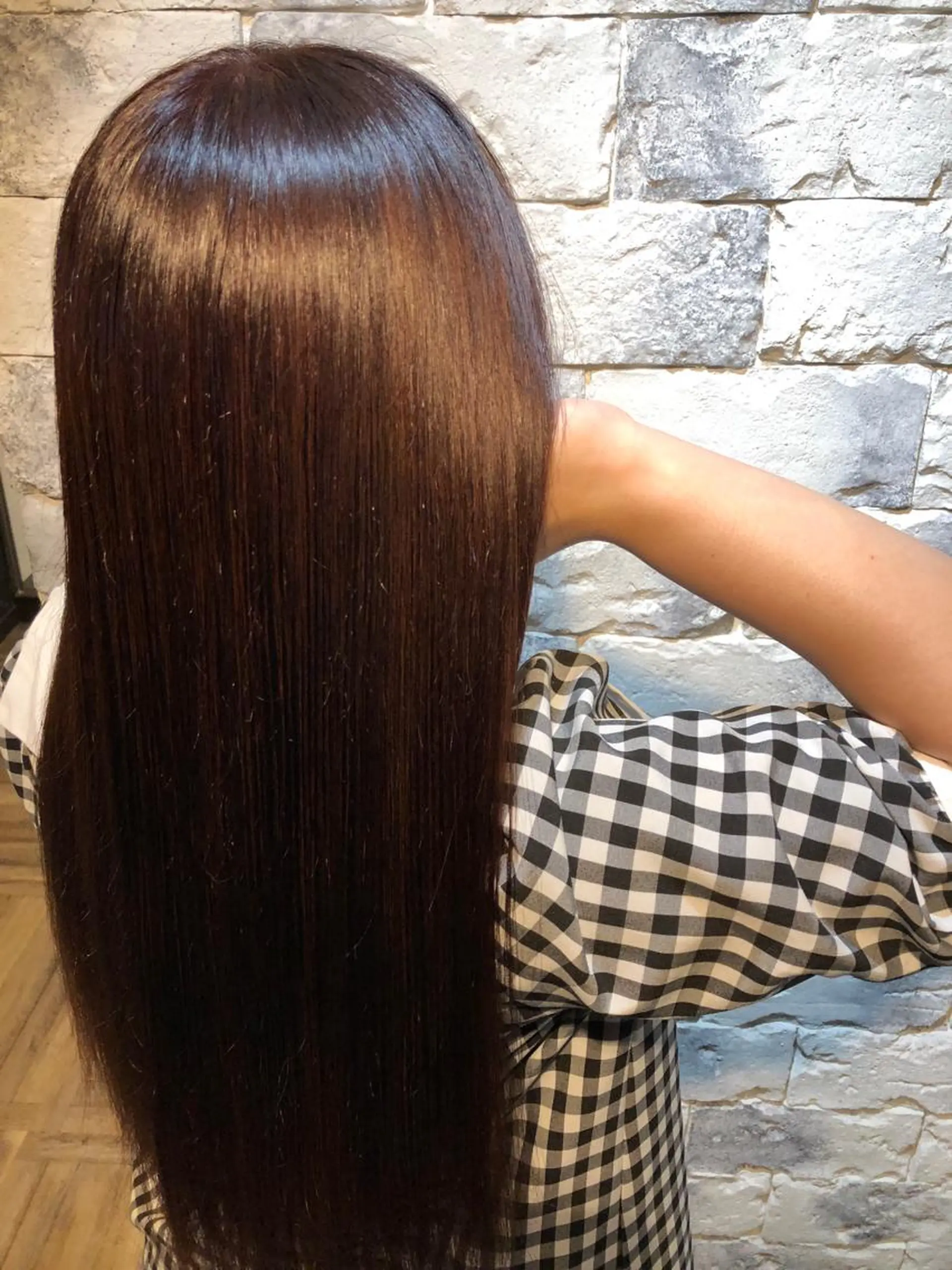 ロング カラー パーマ ヘアアレンジ イルミナカラー ストレートパーマ 綺麗な髪質にしたい方 限定🌈清水　祥のヘアスタイル