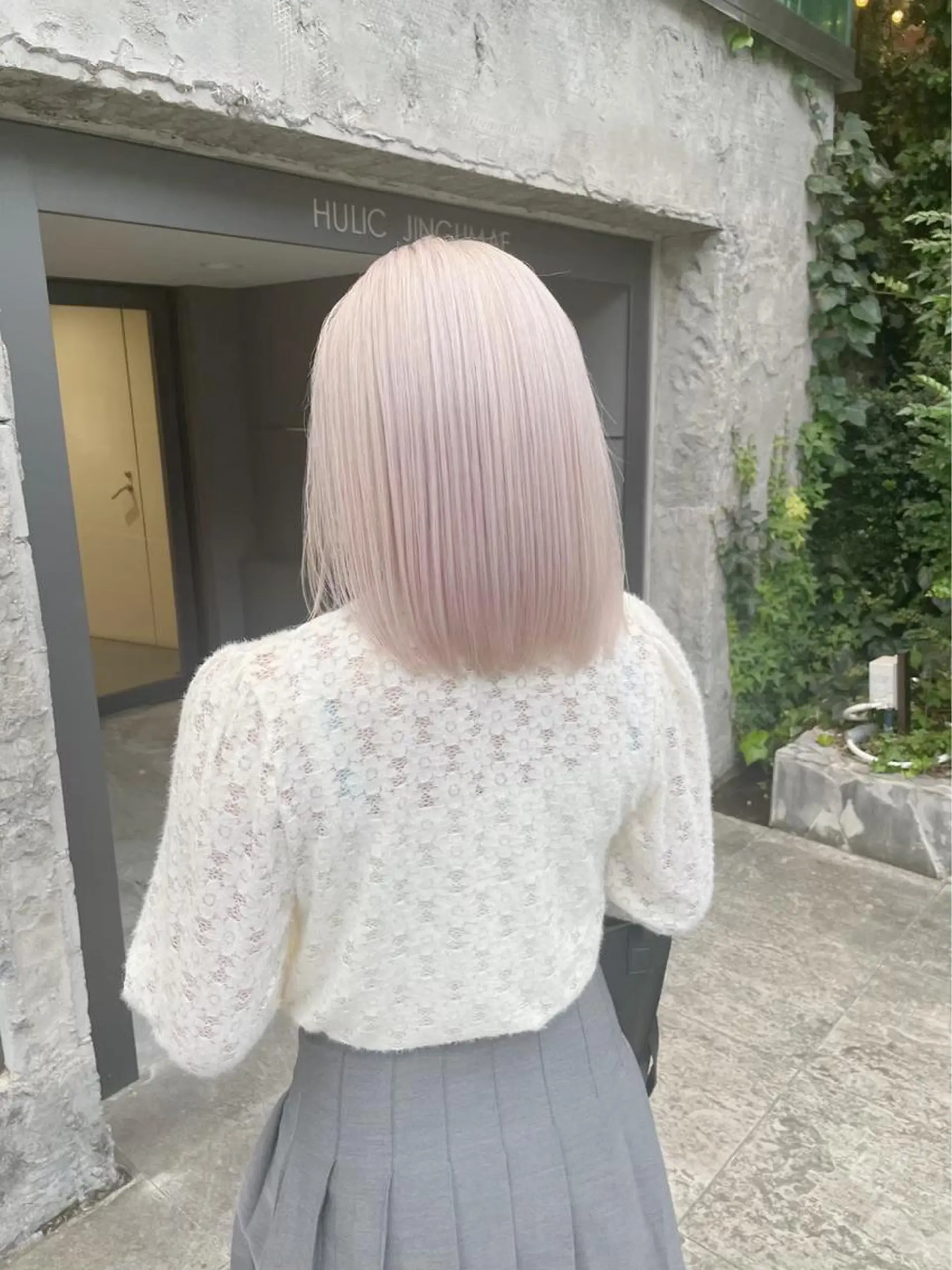 ミディアム カラー ヘアアレンジ ヘアカラー トリートメント ヘアセット 🇰🇷韓国ヘア TAKUMI🐯💎のヘアスタイル