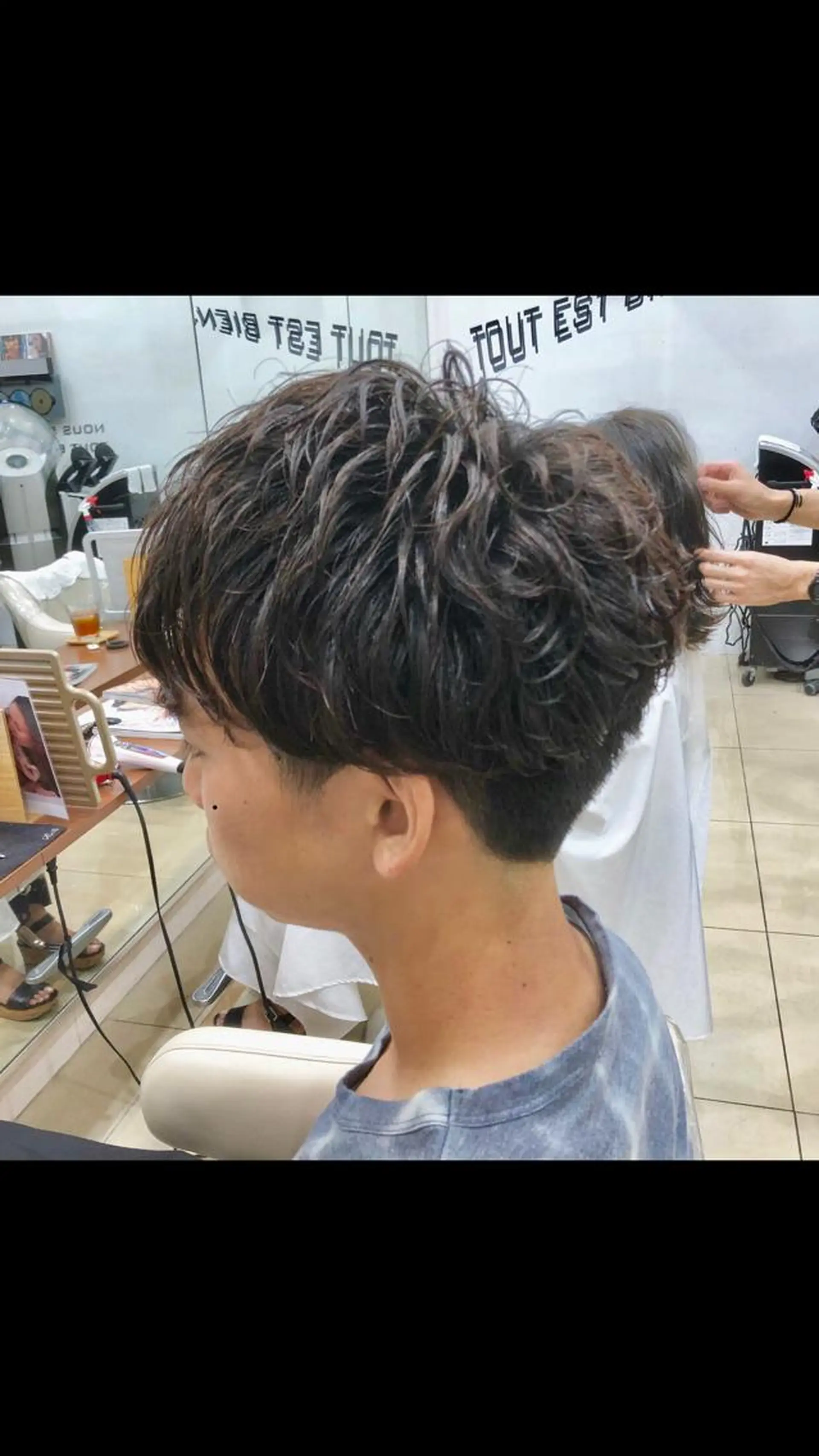 パーマ 東梅田エリアカラー ヘアセットNo. 1のヘアスタイル