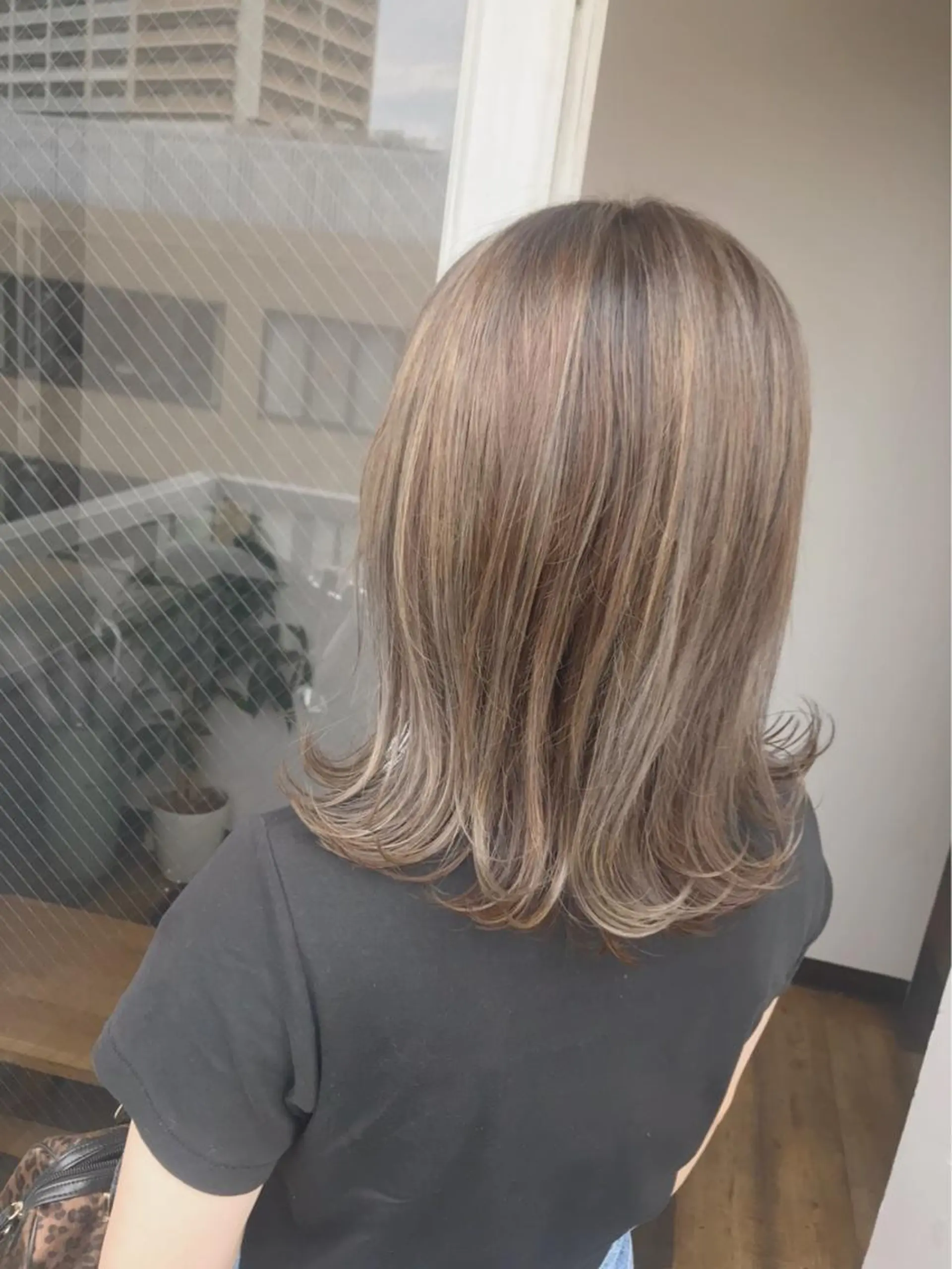 ミディアム カラー ヘアアレンジ topstylist 芳賀みなみのヘアスタイル