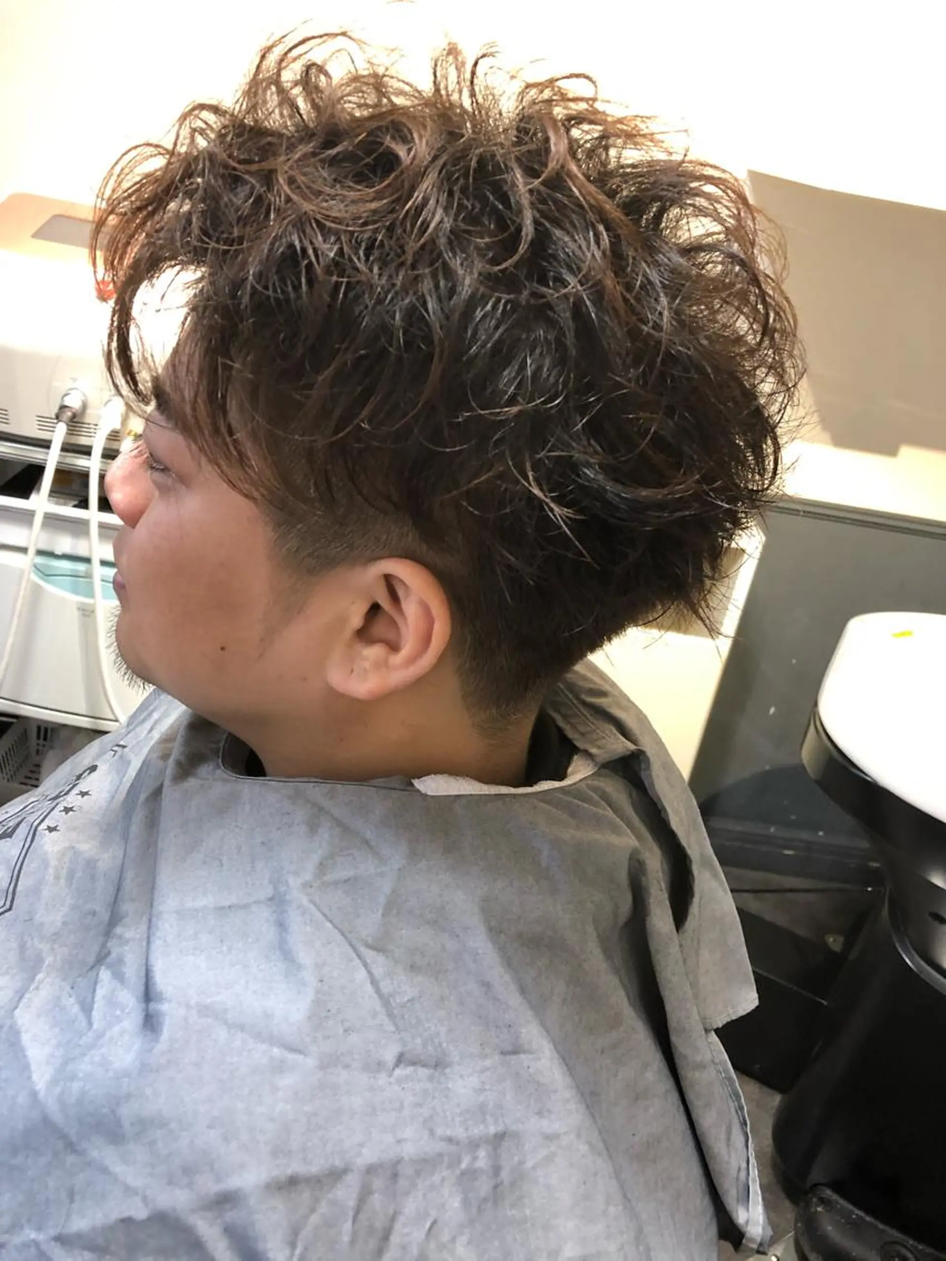 ミディアム パーマ メンズ 【メンズ特化サロン】 【サロモ特別価格】のヘアスタイル