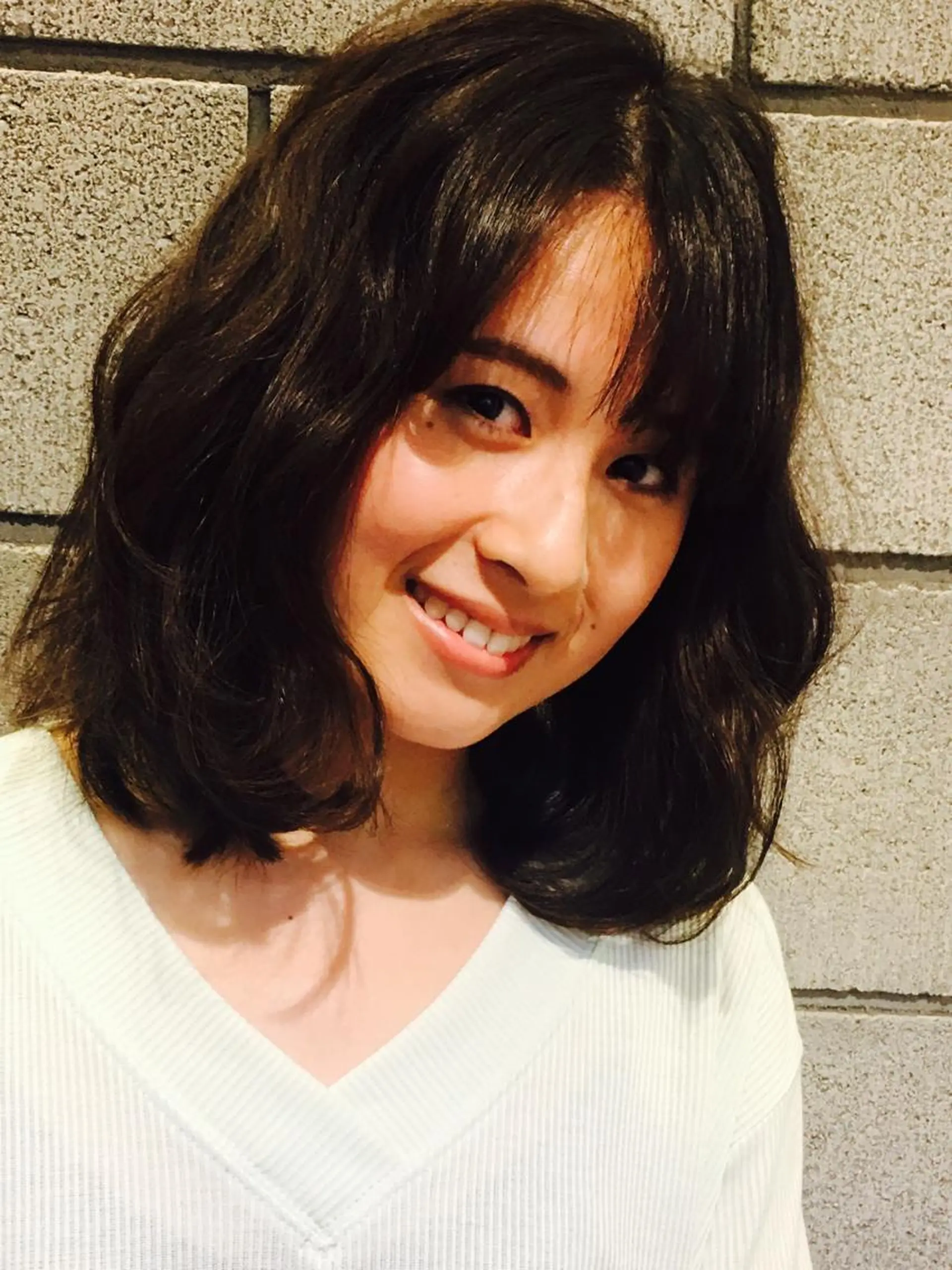 セミロング ヘアアレンジ トリートメント 近 沙織のヘアスタイル
