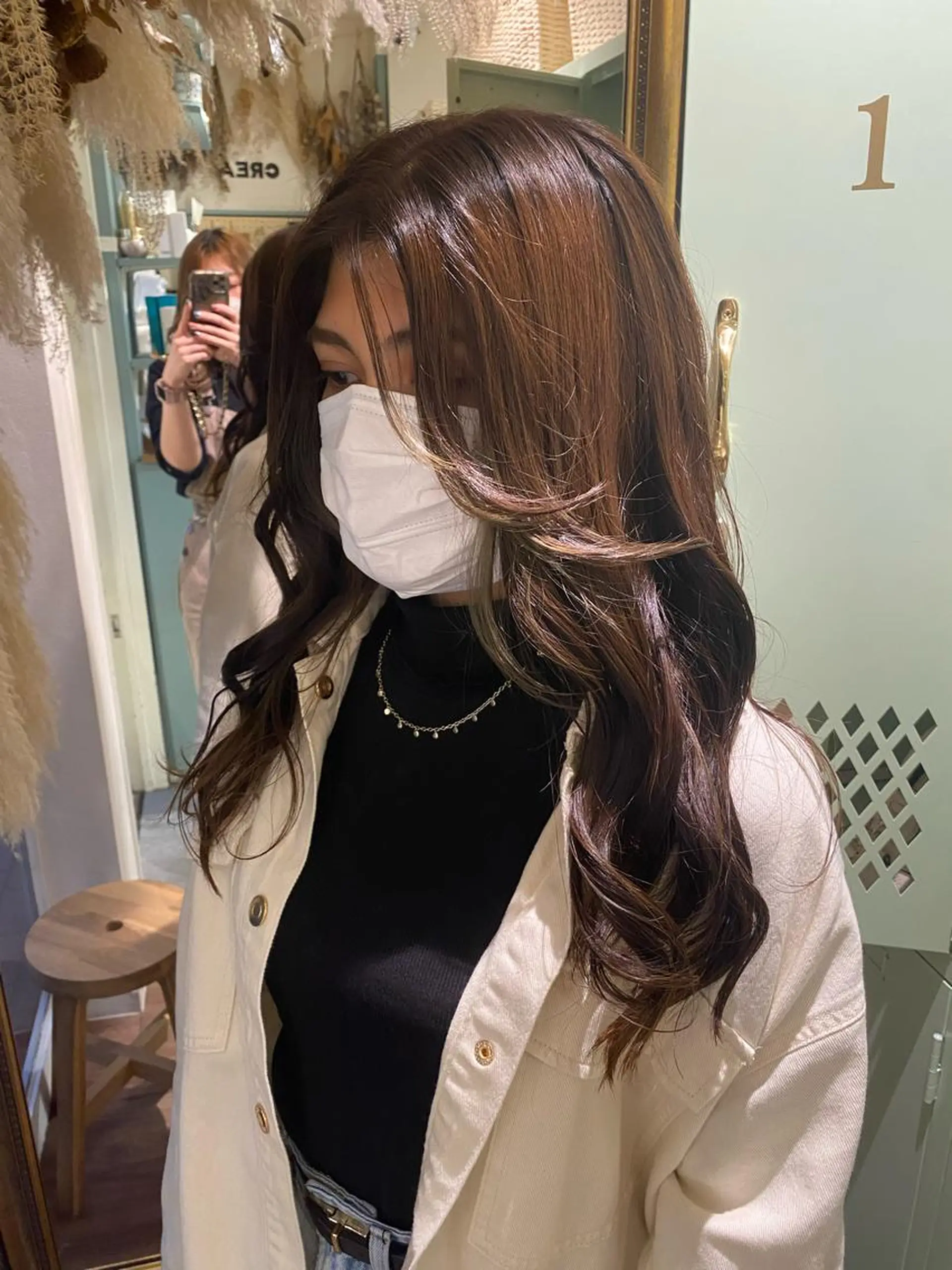 ロング 透明感カラー/韓国 ヘア🩶yuri🩵のヘアスタイル