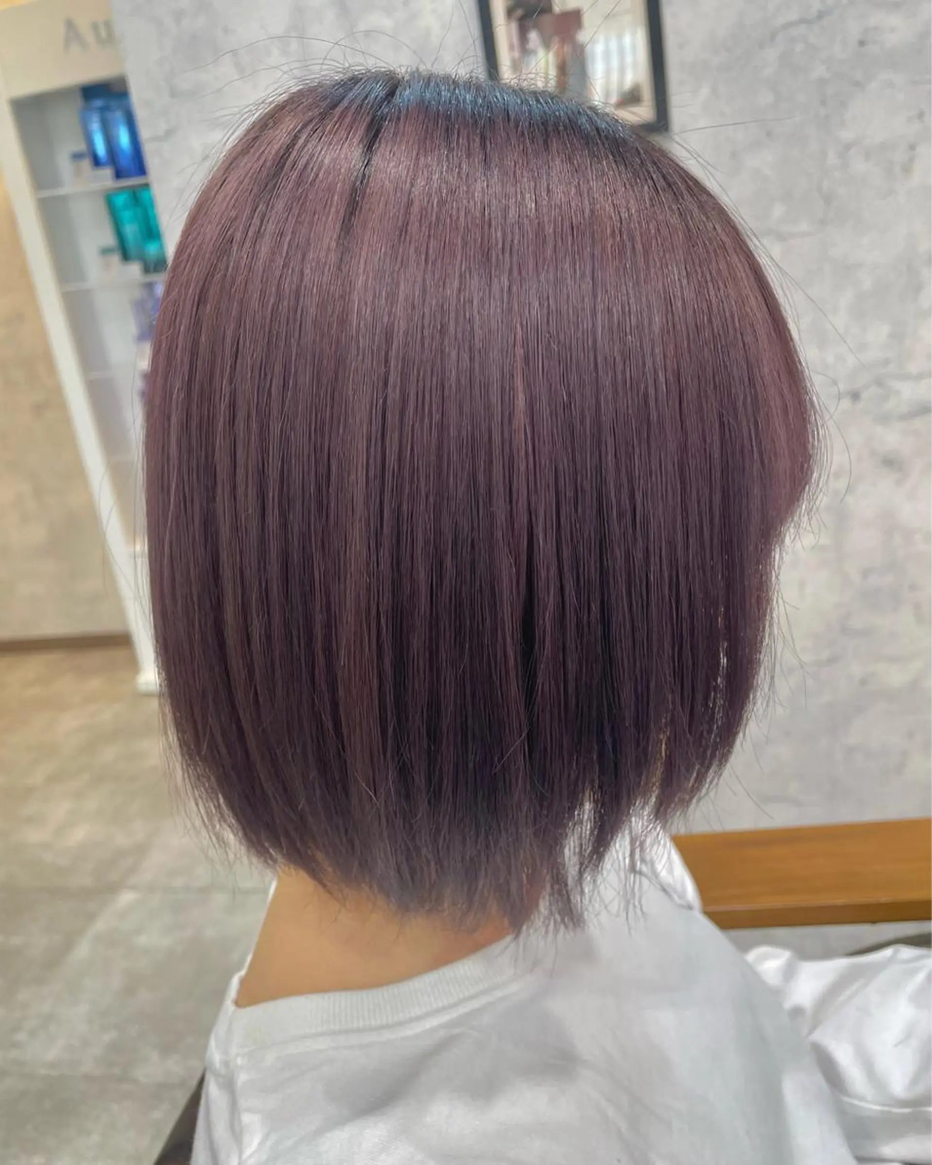 ショート パープルカラー LICO HAIR&RELAXATION 一宮店所属・木村 真知子のヘアスタイル