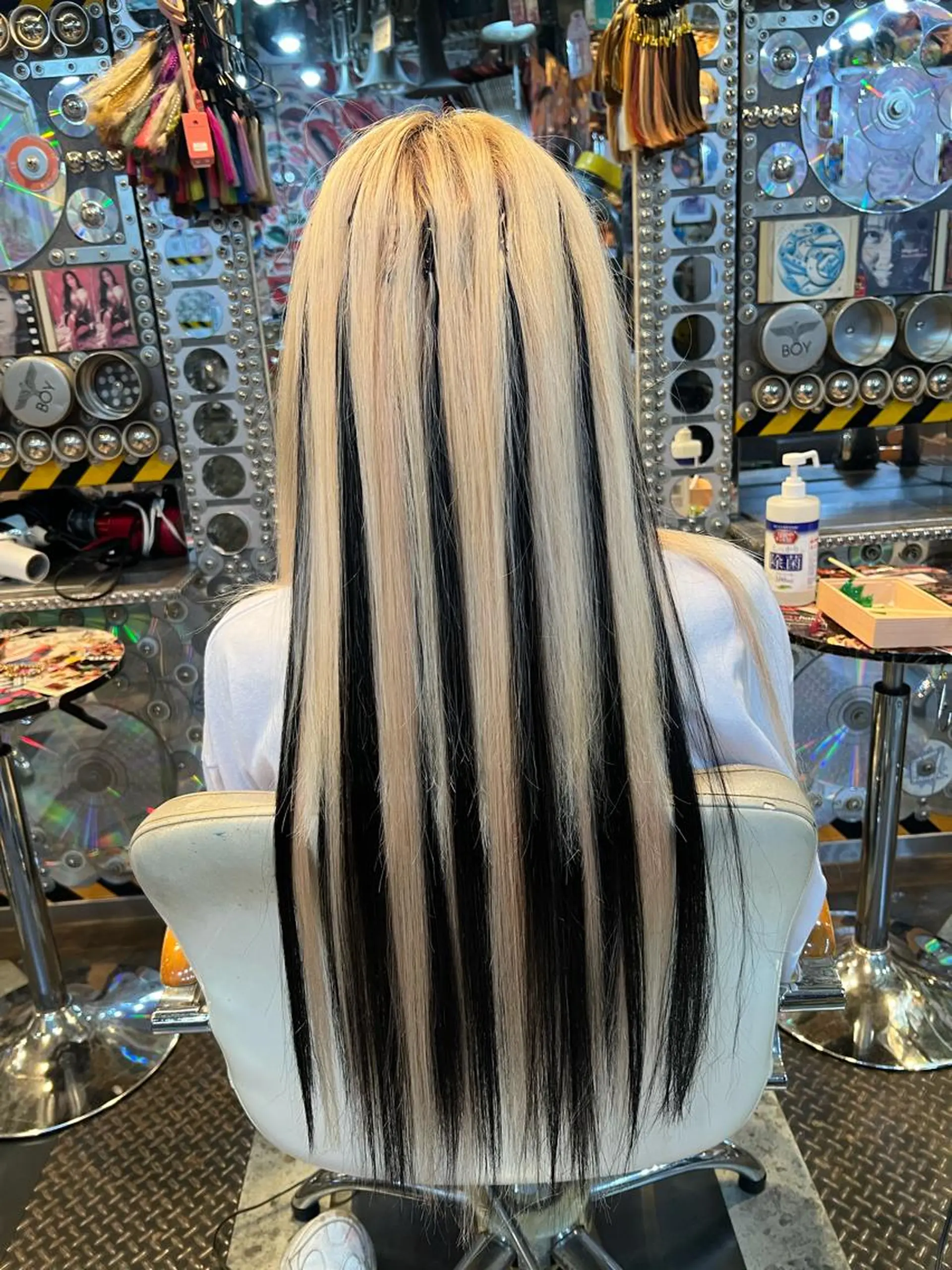 セミロング カラー ヘアアレンジ メッシュ KOYA ｺﾔのヘアスタイル