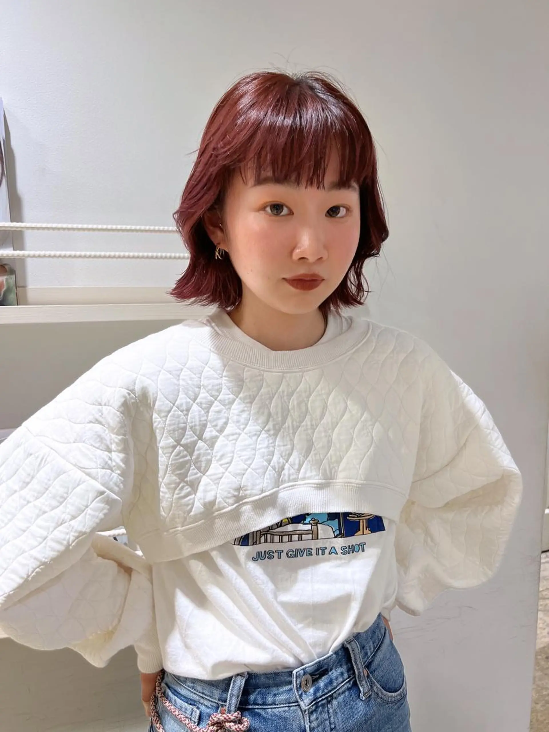 ミディアム ヘアカラー YUIKA 江古田のヘアスタイル