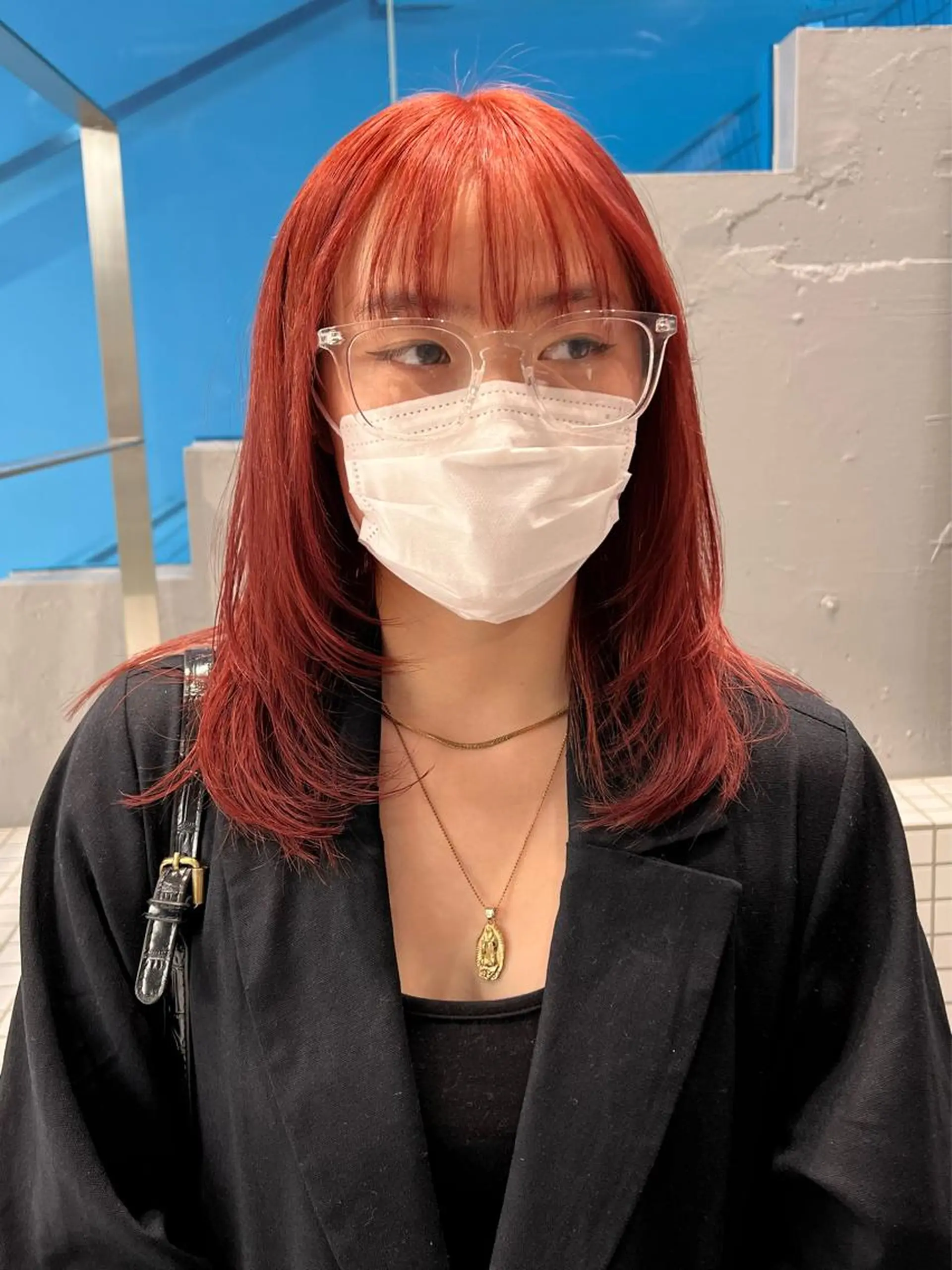 セミロング カラー 【韓国ヘア・ネイル】 HINATA🍒のネイルデザイン