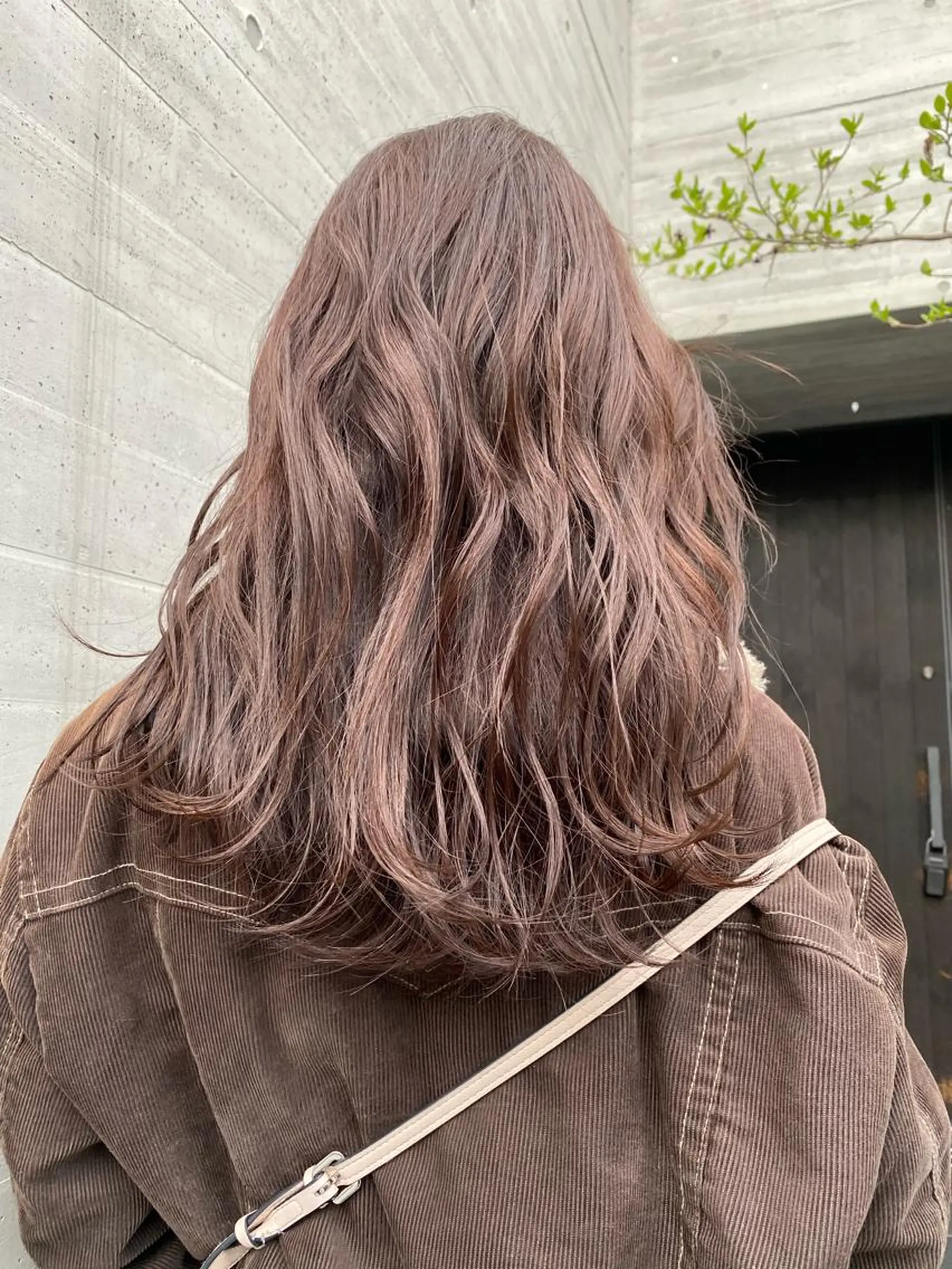 ロング アッシュ opus 店長大和 レイヤー/赤み消しのヘアスタイル