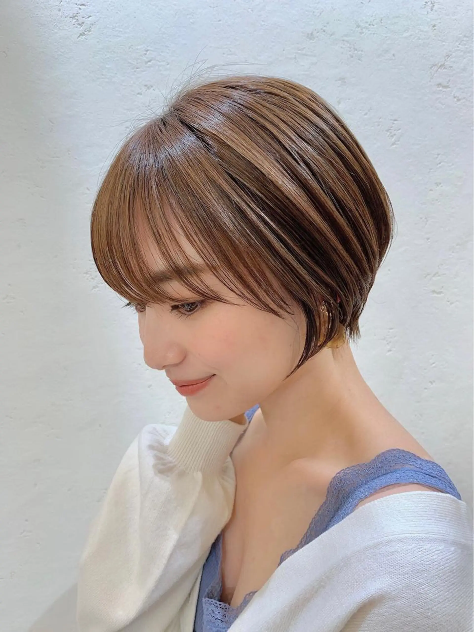 ショート カラー 仙台Ｉ韓国レイヤー Ｉ髪質改善Ｉ伊藤拓海のヘアスタイル