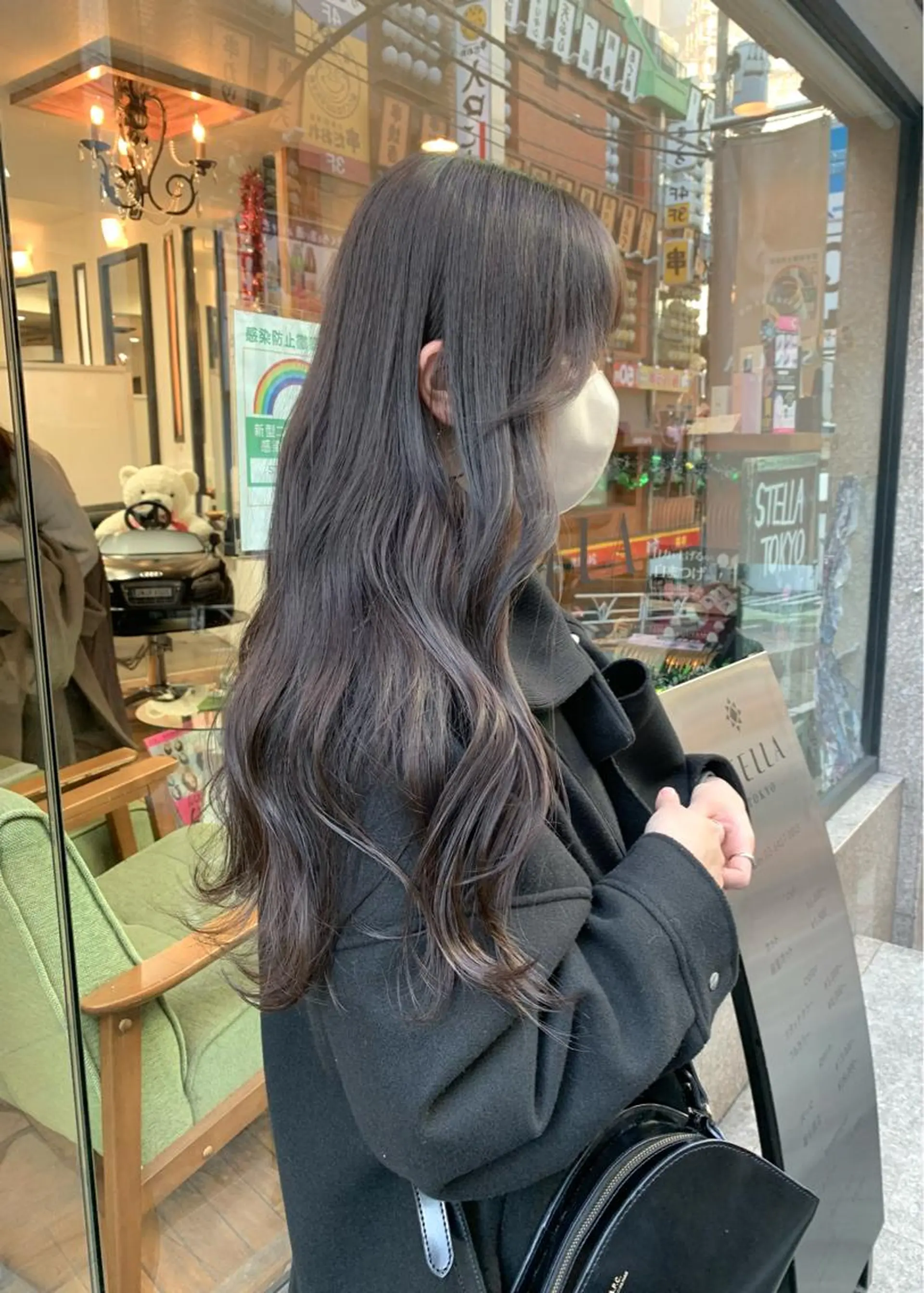 ロング カラー グレージュ オリーブグレージュ オリーブグレー LUMO所属・矢野 晃平のヘアスタイル