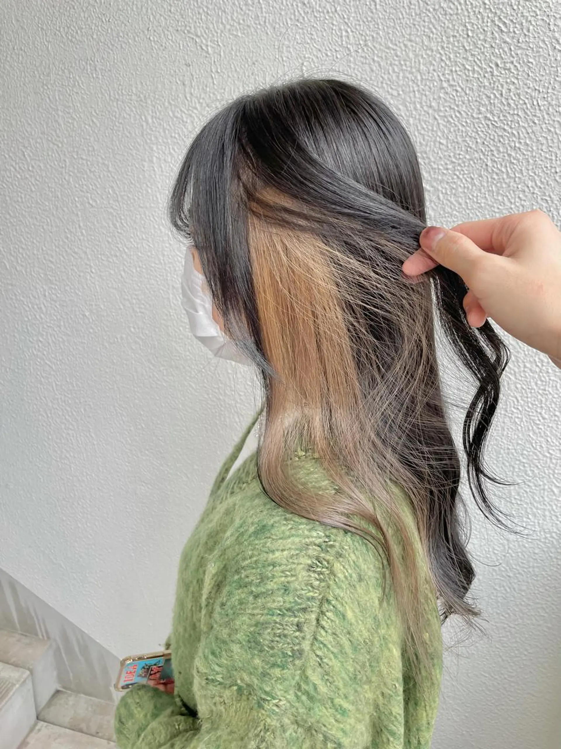 ロング カラー ヘアカラー トリートメント ヘッドスパ ヘアセット ベージュカラー💖 やすひろのヘアスタイル
