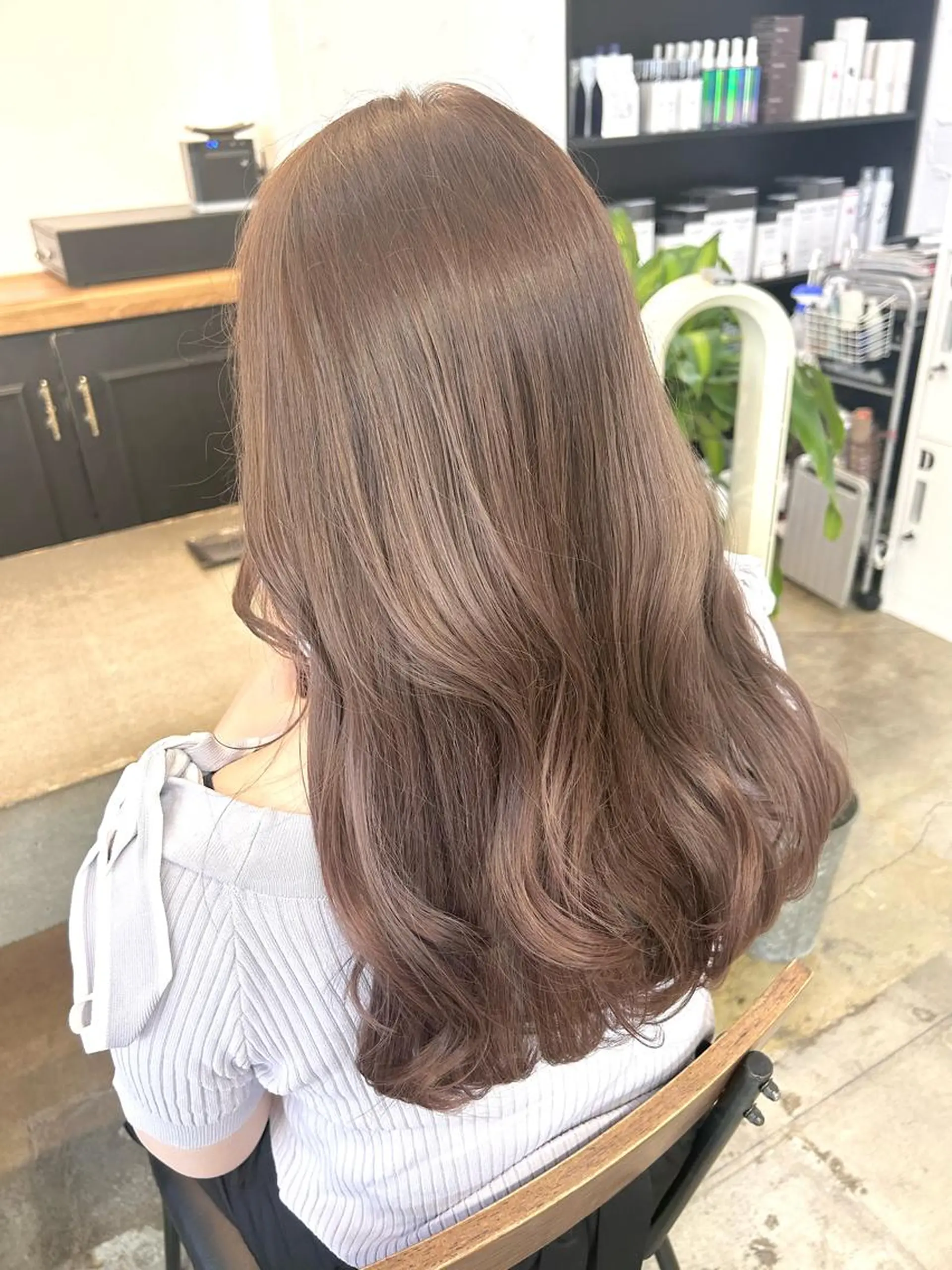 カラー ベージュカラー ラベンダーカラー 🤍垢抜け♡透明感 カラーmoeka🤍のヘアスタイル