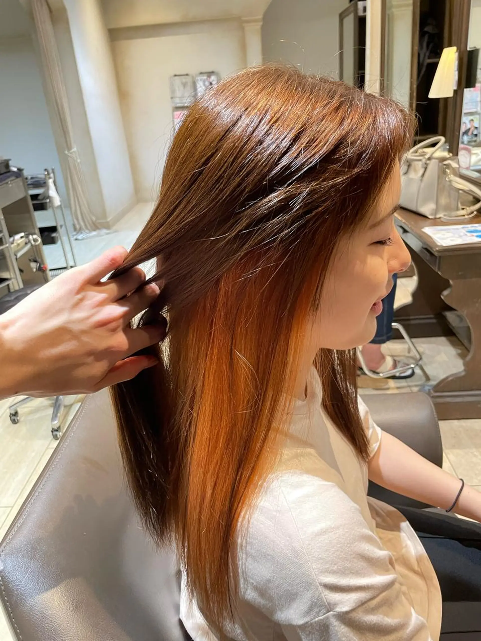 カラー アレクサンドルオブカラーズ金沢所属・喜多 伯斗のヘアスタイル