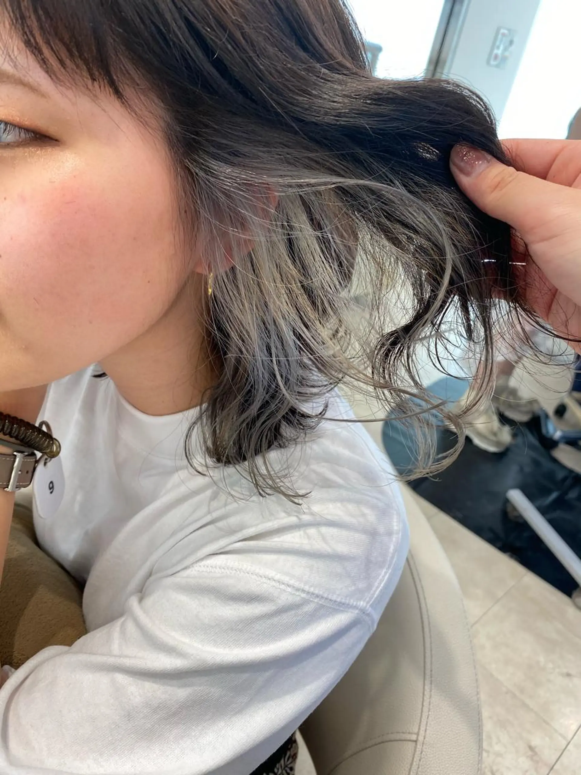 ミディアム カラー レイヤー/ウルフ🤍 mayo.のヘアスタイル