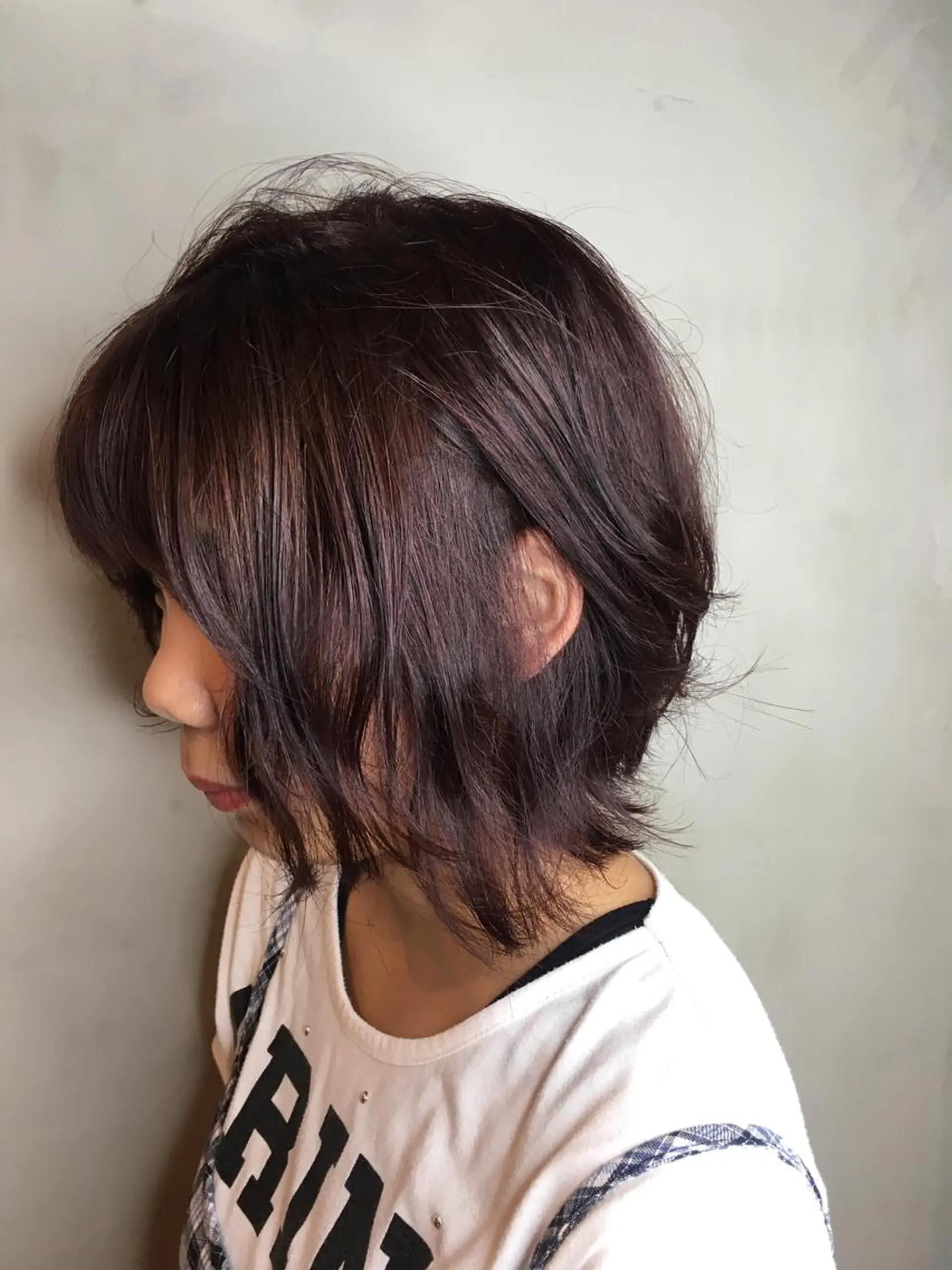 ショート アッシュ 嶋崎 啓人のヘアスタイル