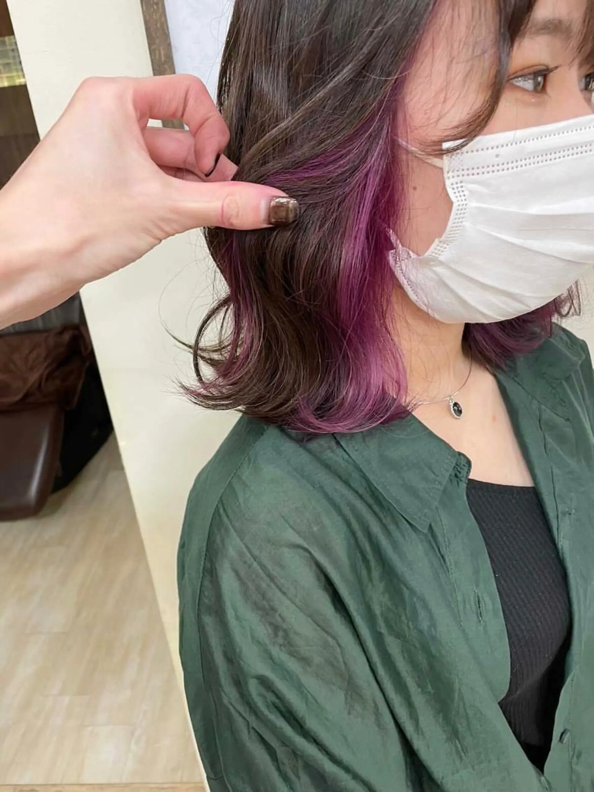 カラー SALOWIN栄 高須大貴のヘアスタイル