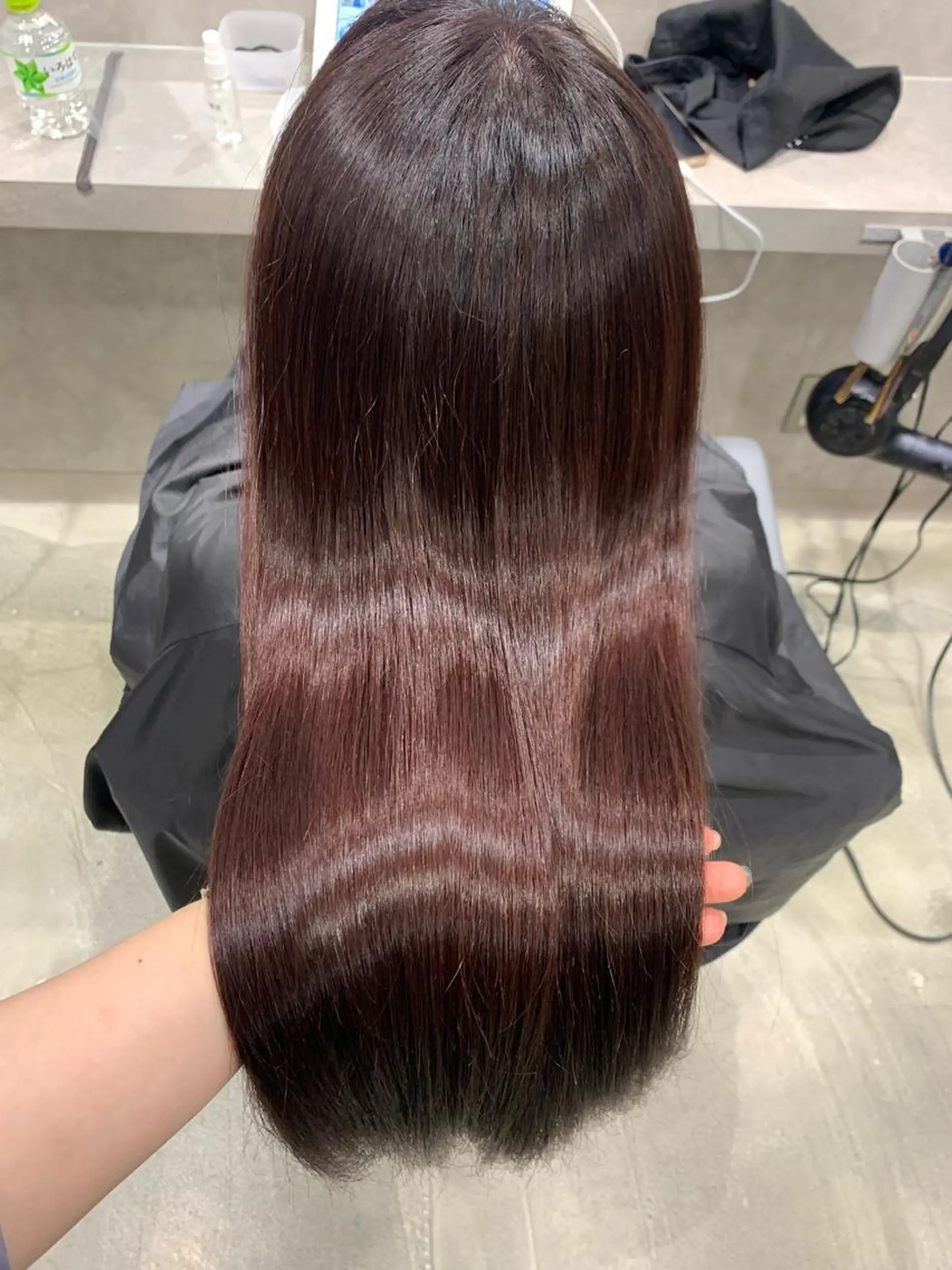 ロング カラー ヘアアレンジ 新宿♥ハッシュカット 暖色カラー♥Unaのヘアスタイル