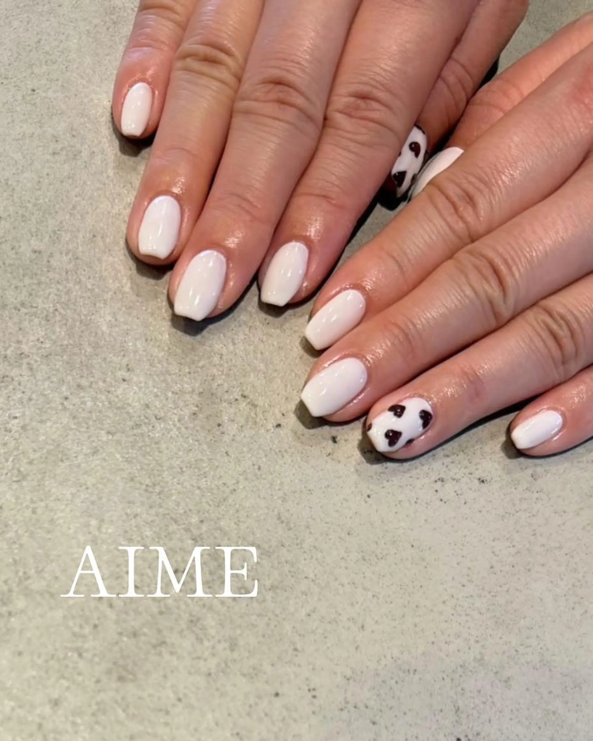 ネイル アートネイル ハンドネイル AIME （momo）のネイルデザイン