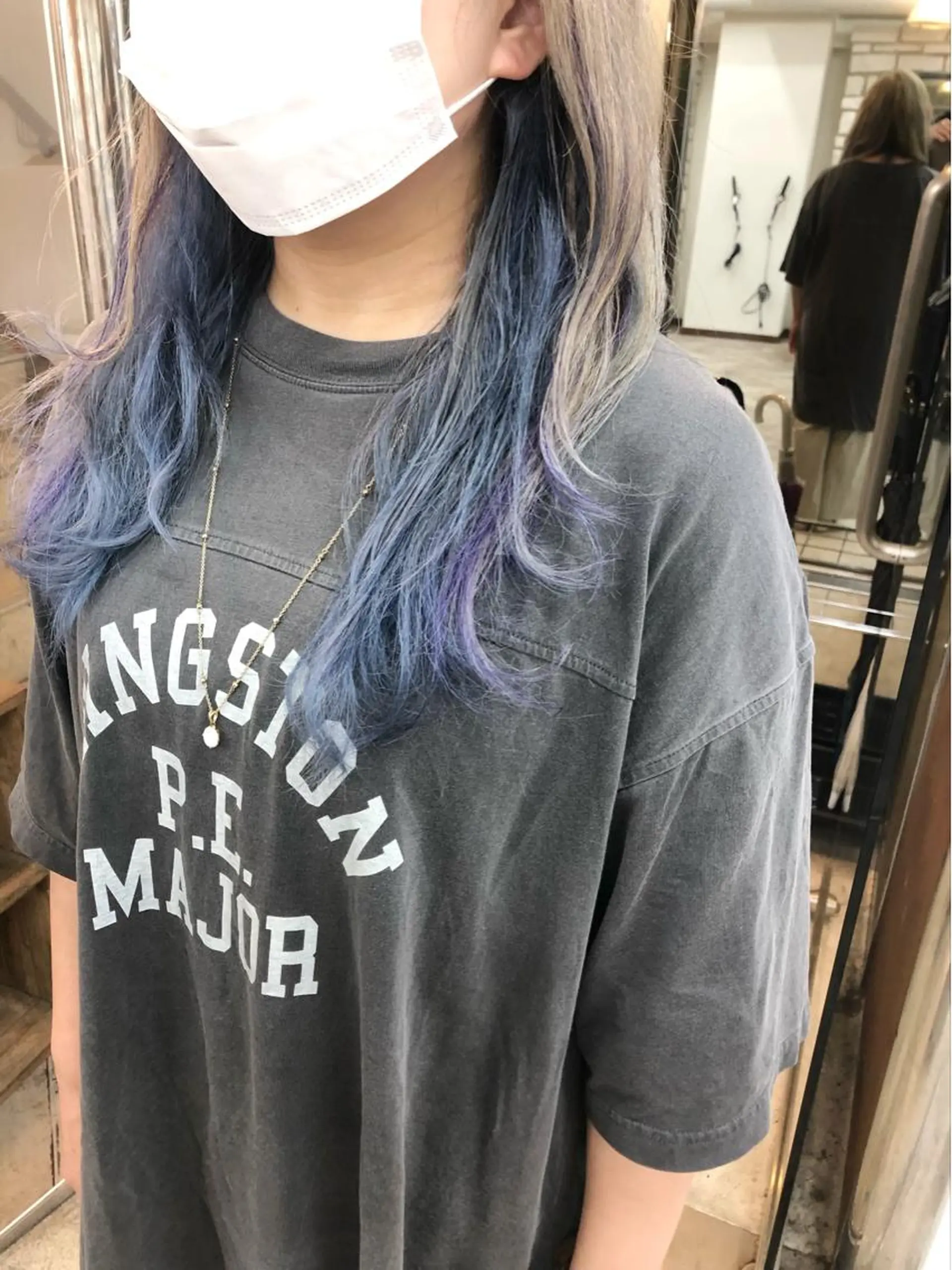 セミロング ✨艶感/透け感✨Sherry所属・艶髪/ハイトーン Sherryのヘアスタイル