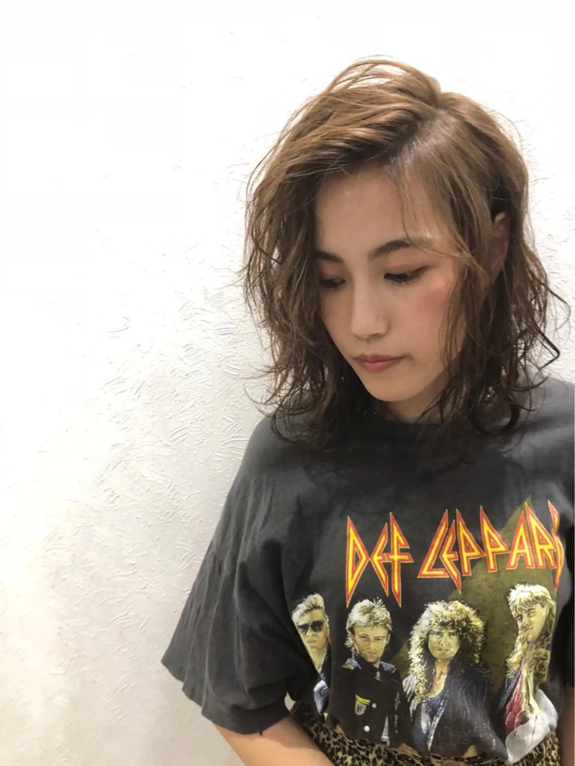 ミディアム カラー パーマ 韓国🇰🇷ボブ✂︎ レイヤー✂︎三吉明人のヘアスタイル