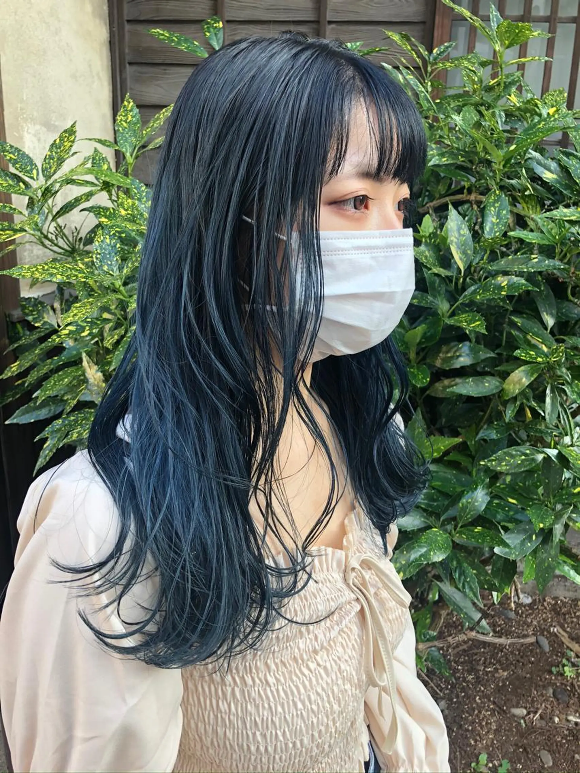 ロング カラー コレットヘアー 田中アヤノのヘアスタイル