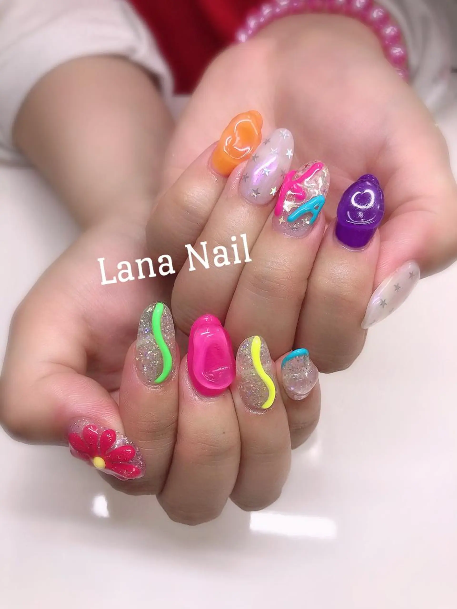 ネイル スカルプネイル Lana Nailのネイルデザイン
