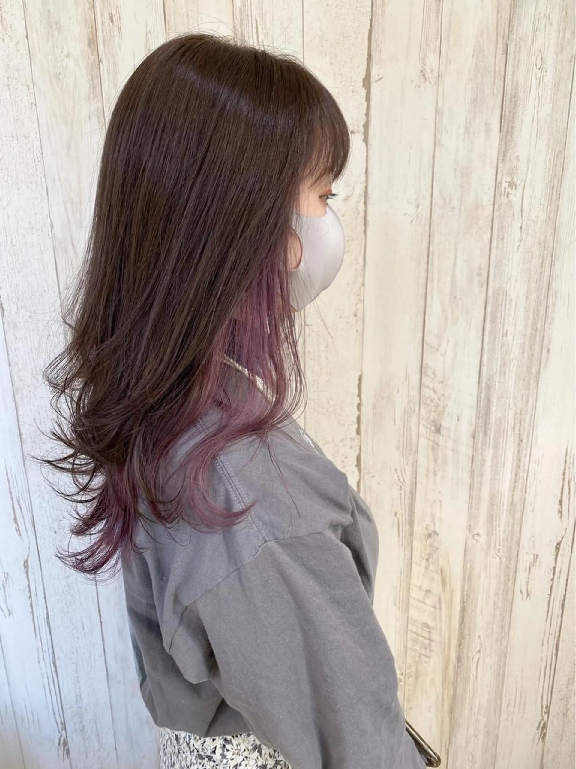 ロング パープルカラー ♡透明感/艶カラー/ M a I ♡のヘアスタイル