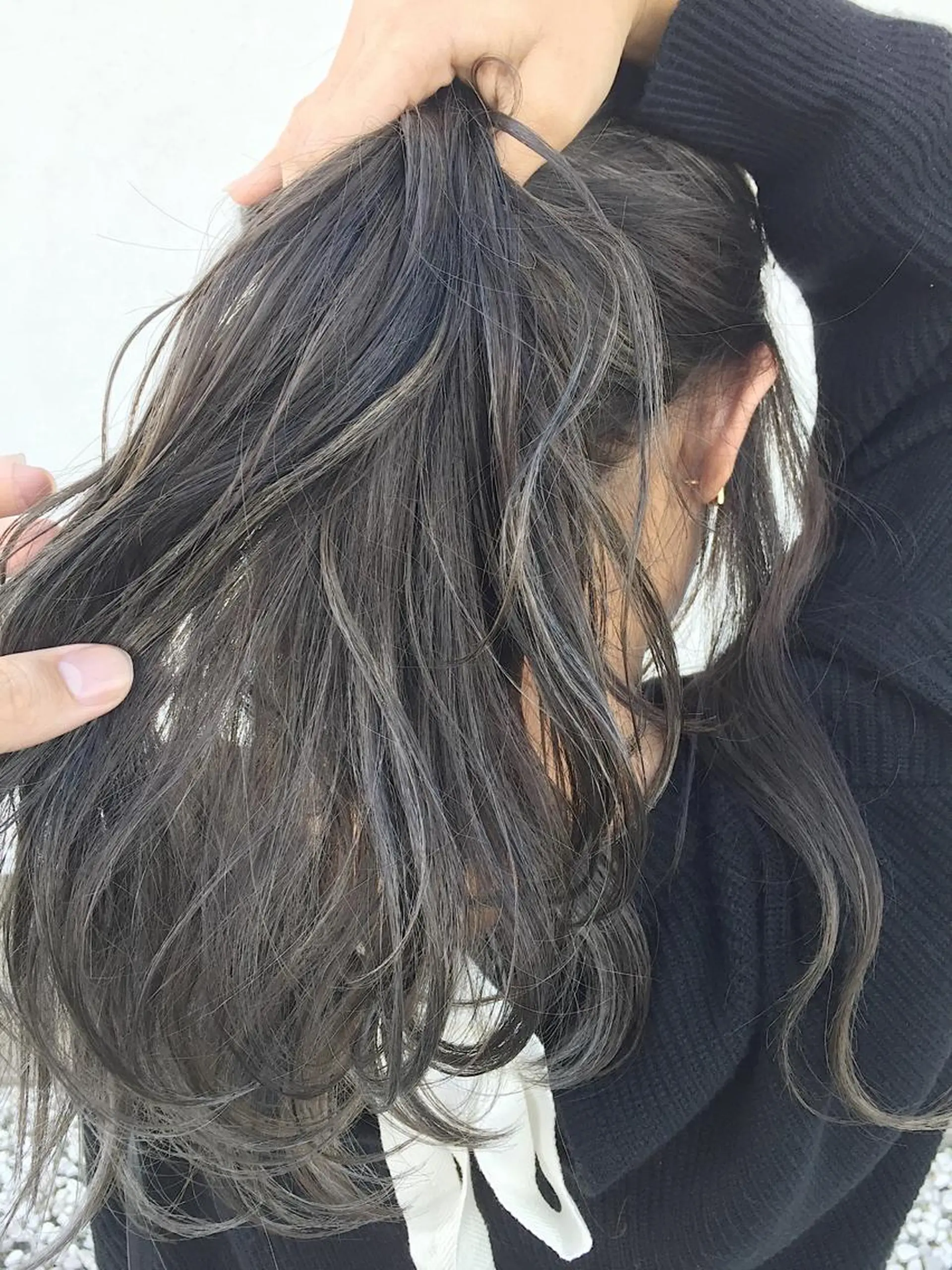 セミロング 具志 正太のヘアスタイル