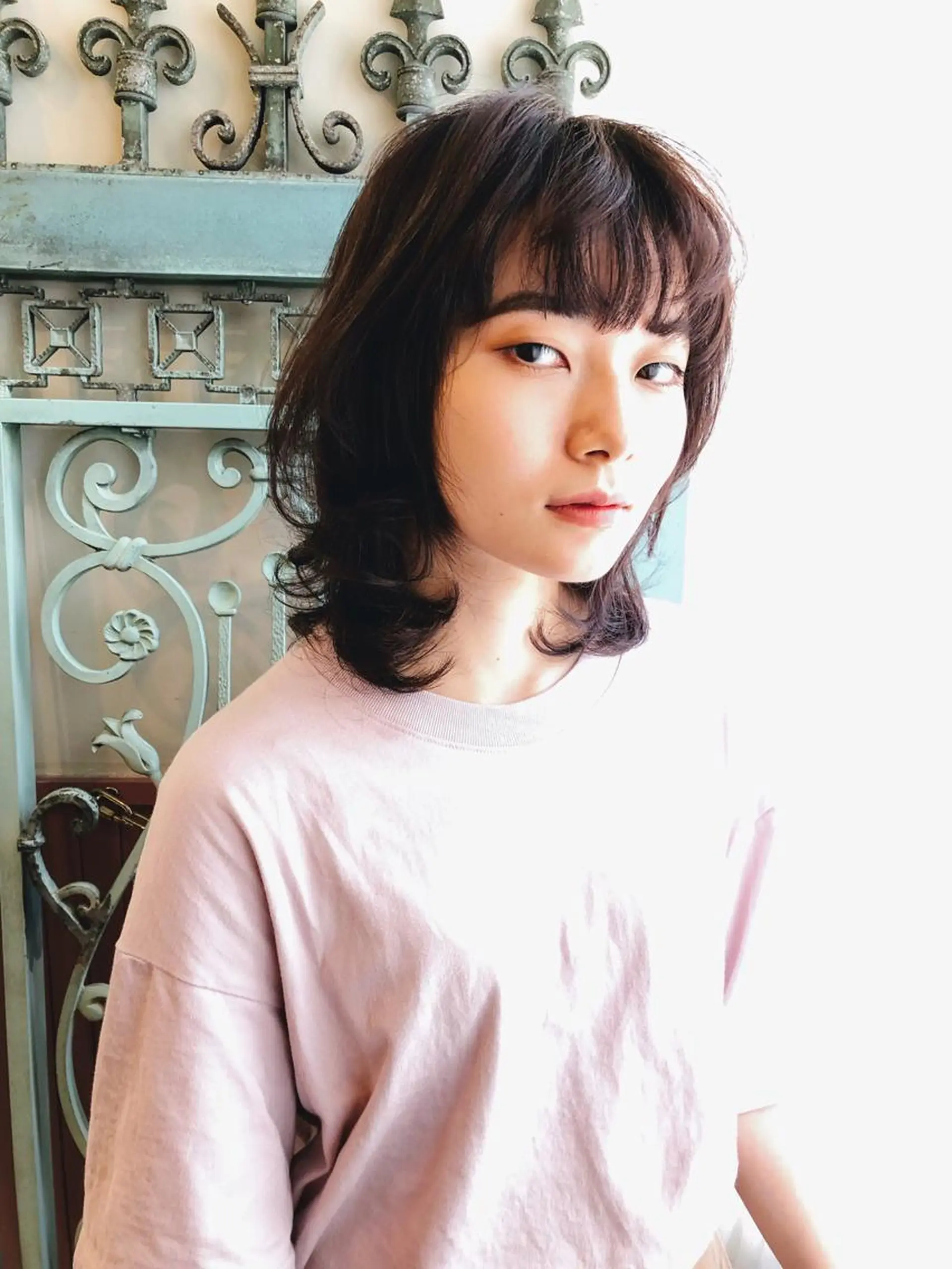 セミロング カラー パーマ ヘアアレンジ ヘアカラー トリートメント ヘアセット 表参道Lise おおいしおりのヘアスタイル