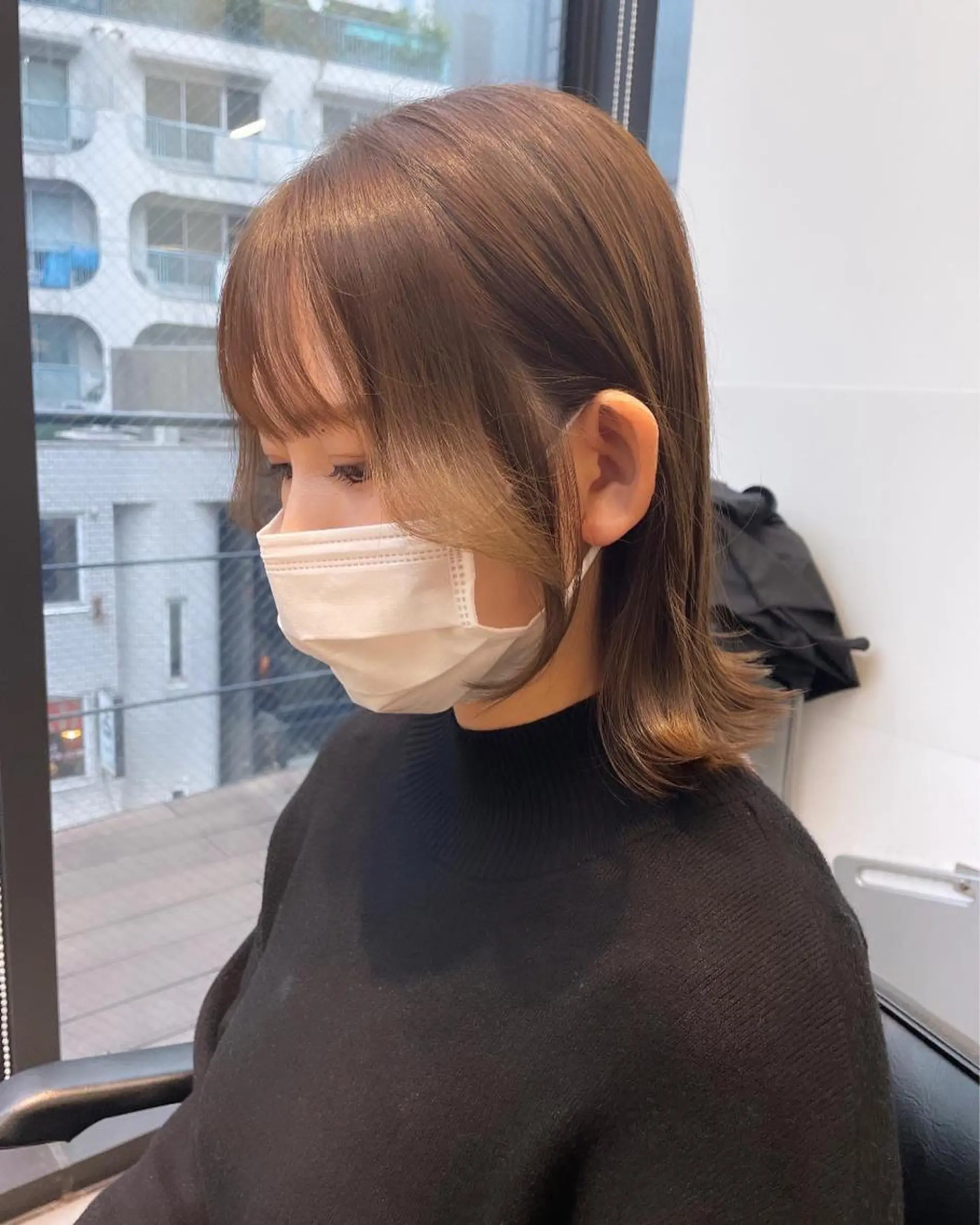 ミディアム カラー 韓国ヘア 店長NEGIのヘアスタイル