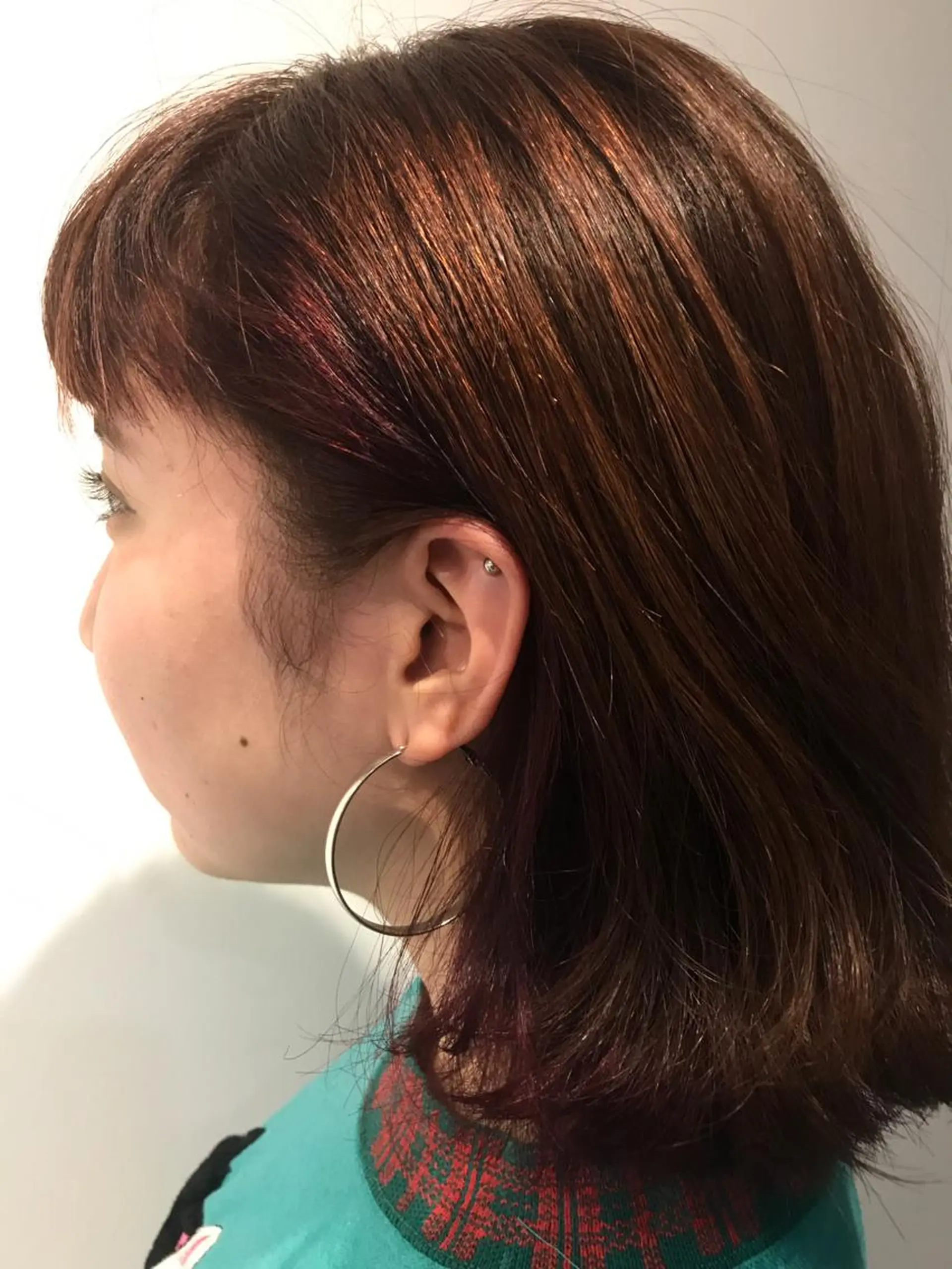 ミディアム カラー インナーカラー EARTH 志木店のヘアスタイル