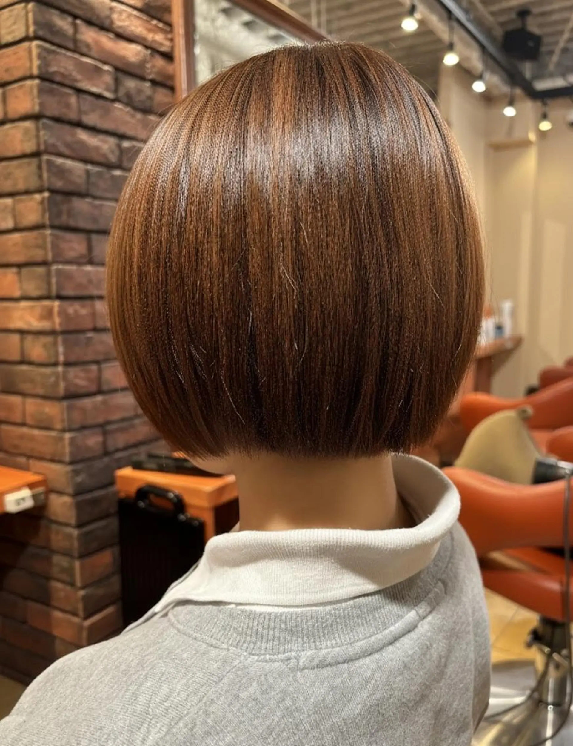 ショート ボブ カット ヘアカラー トリートメント flencia 丸 和博｜カットのヘアスタイル