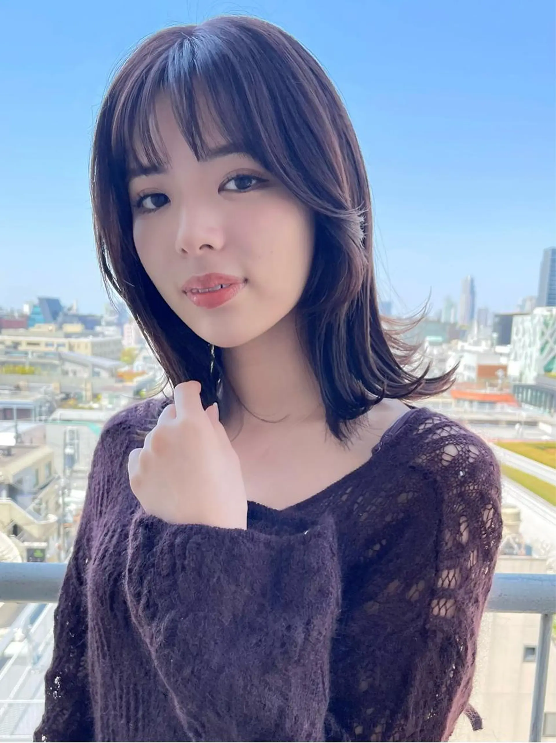 ミディアム カラー オリーブカラー ボブ くびれヘア 顔まわりレイヤー 韓国風ヘア カット ヘアカラー トリートメント 卒業式受付中🌻 肥田亜沙美のその他イメージ