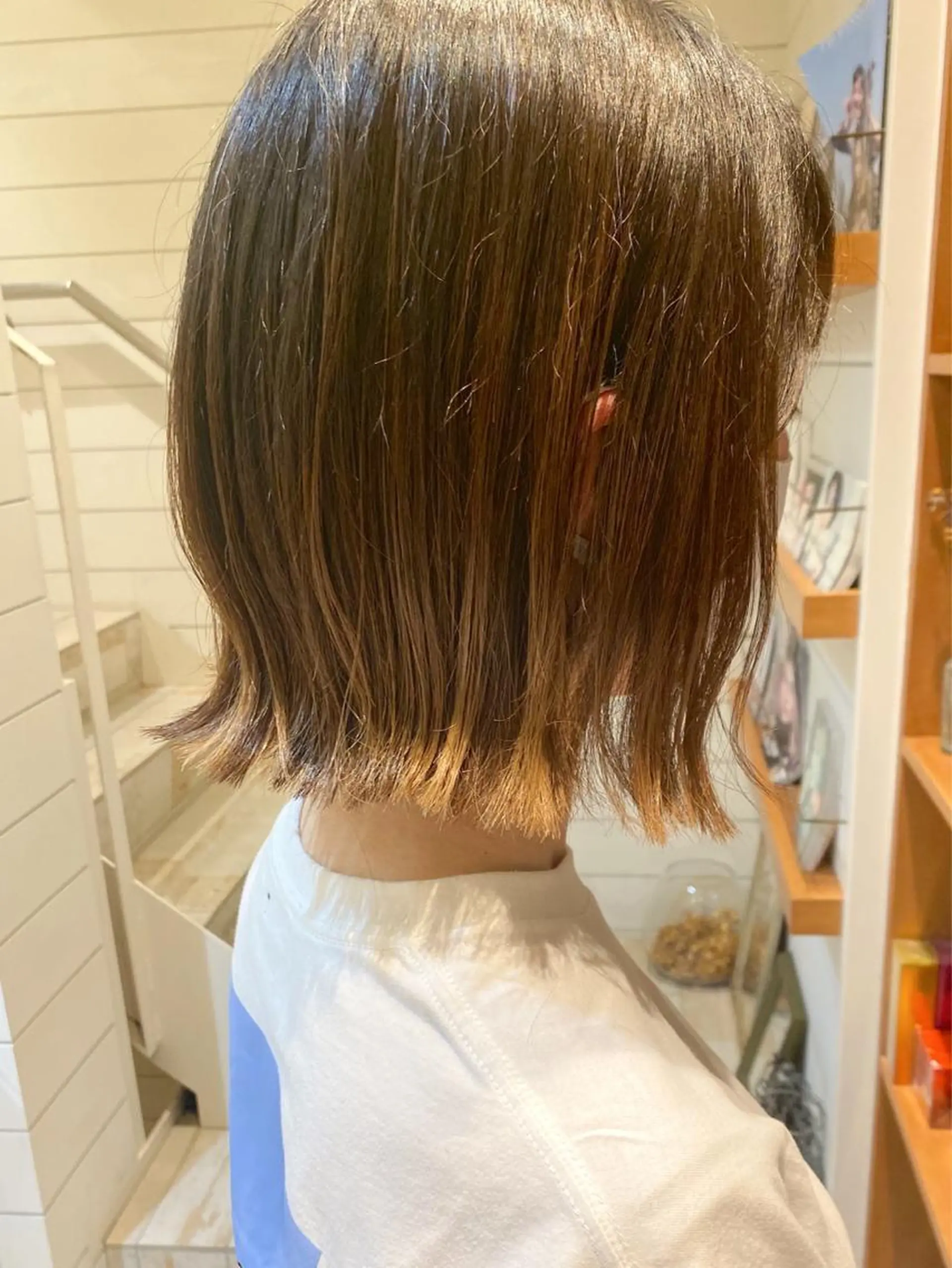 ミディアム カラー カット ヘアカラー トリートメント 赤み消し/透明感 🪽◝✩ 武者春花のヘアスタイル