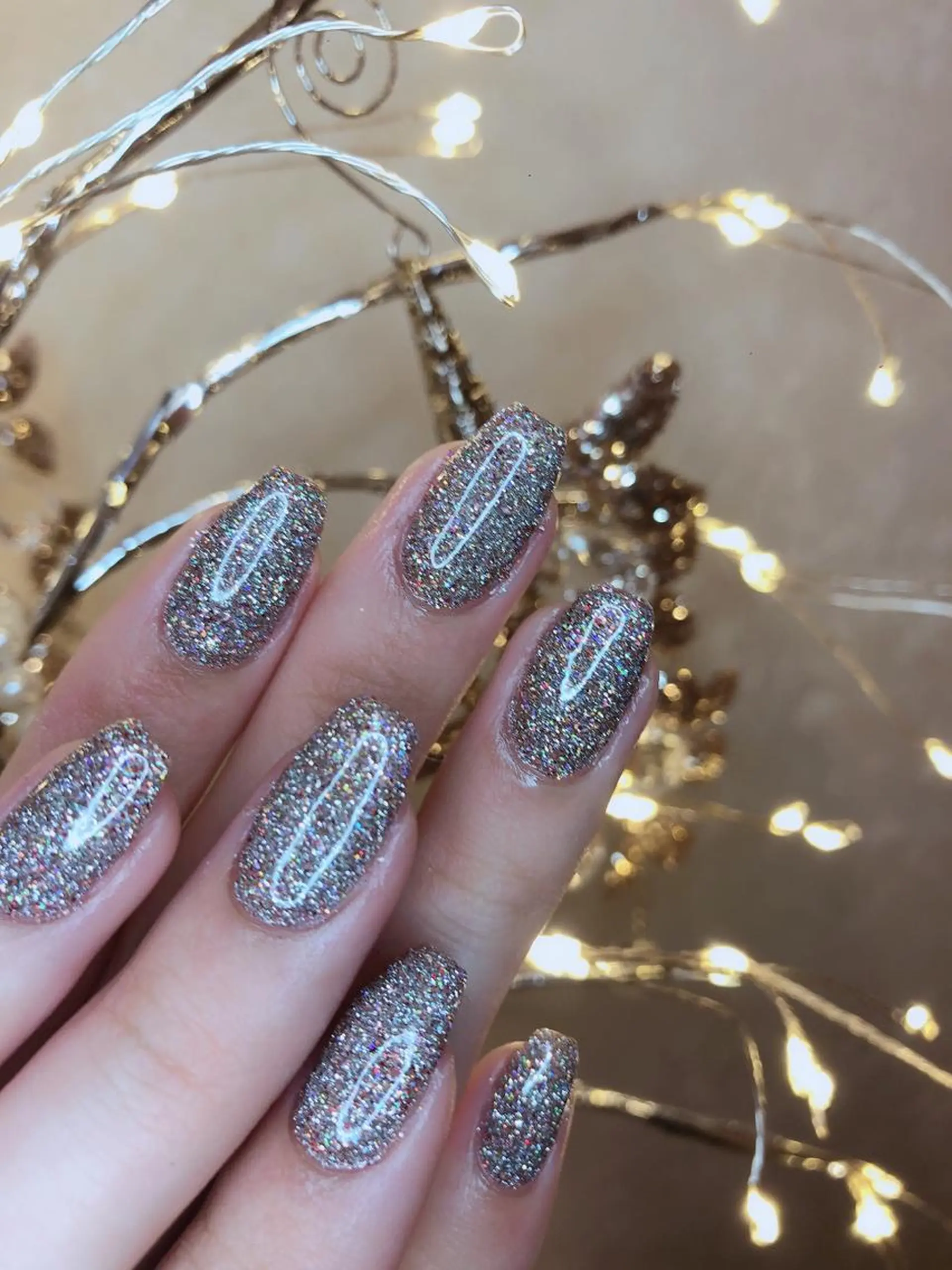 セミロング ネイル 長さ出し専門 nynaのネイルデザイン