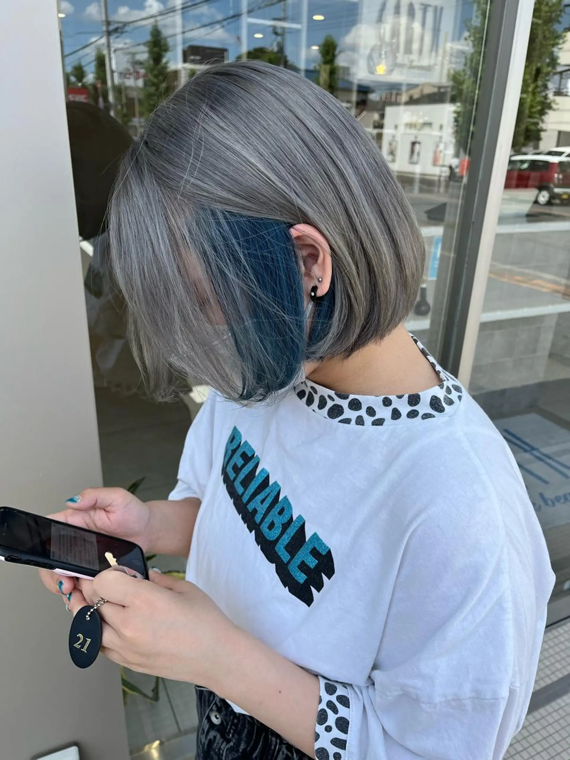 カラー 吹田 駿 髪質改善縮毛矯正のヘアスタイル