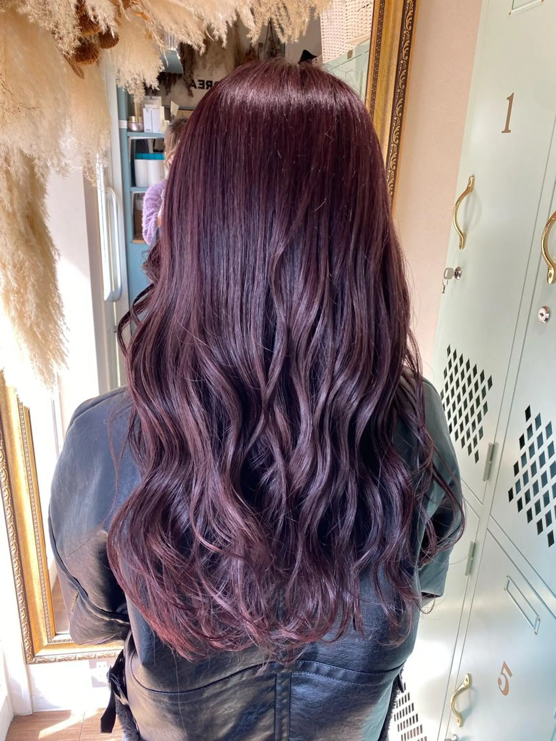 セミロング ヘアカラー 透明感カラー/韓国 ヘア🩶yuri🩵のヘアスタイル