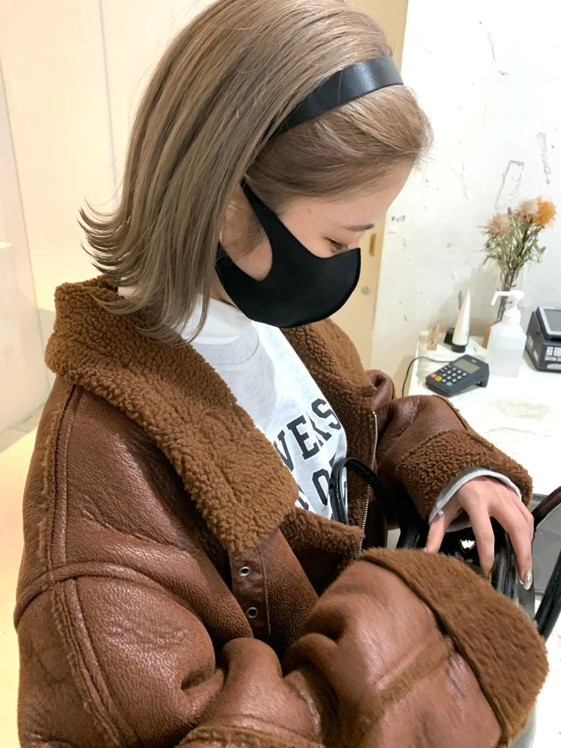 ミディアム ヘアカラー トリートメント ダブルカラー/透明感 💈JUNYA💈のヘアスタイル