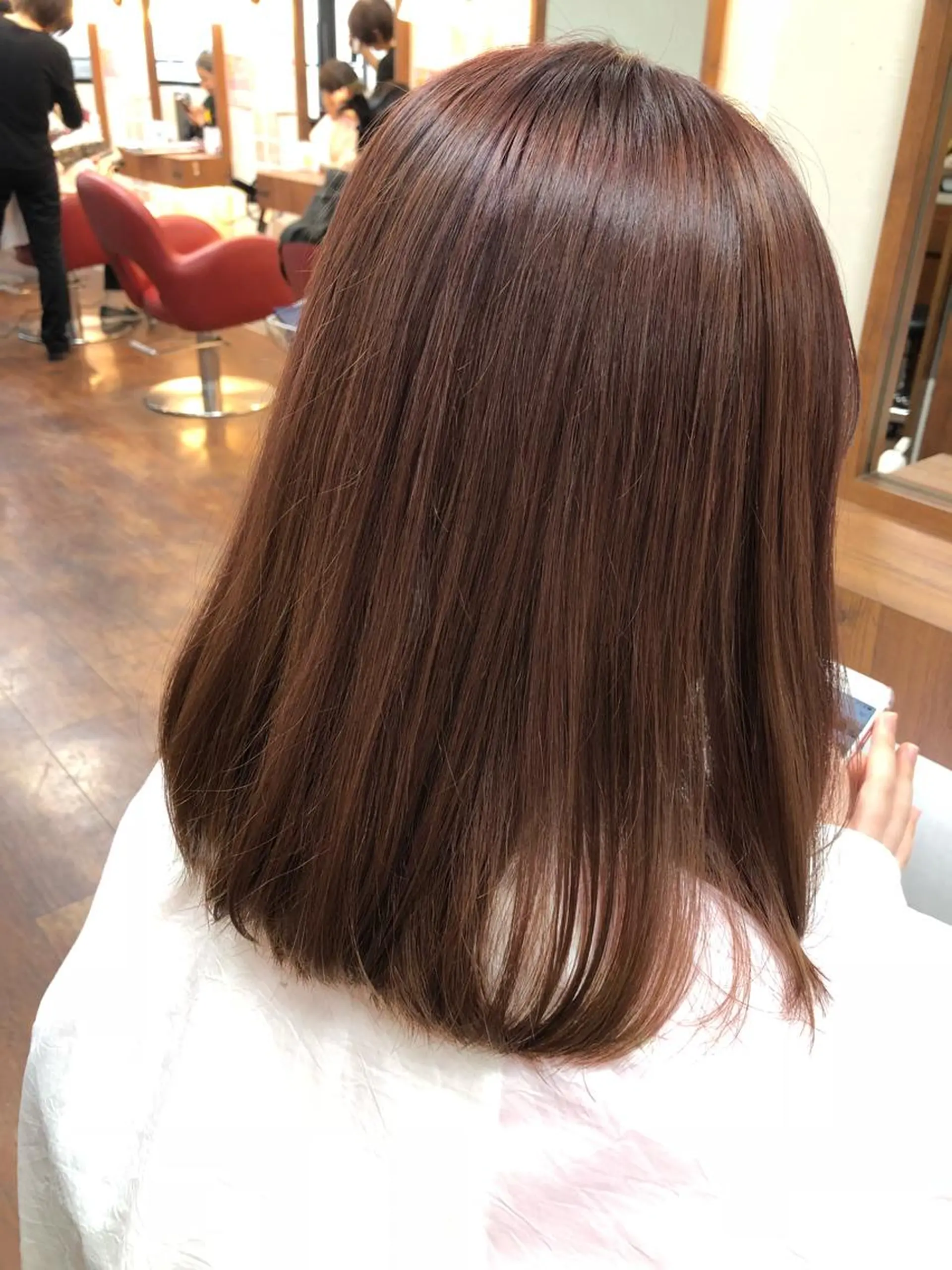 カラー ブリーチ ラベンダーカラー ラベンダーピンク ピンクカラー 卒業式のヘアスタイル カット ヘアカラー 大野 まゆのヘアスタイル